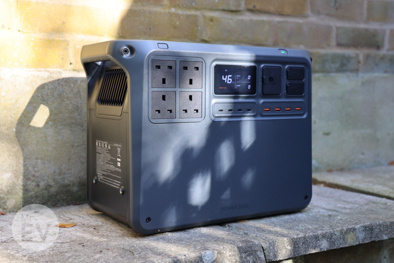 The British Power 2000, with the four three-pin sockets DJI never photographs