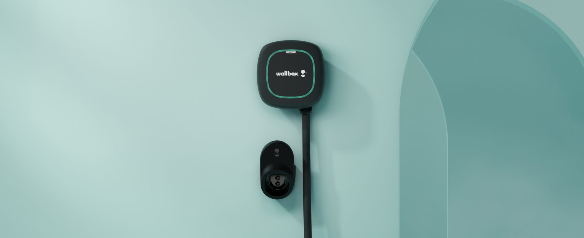 The Wallbox Pulsar Max and its holster