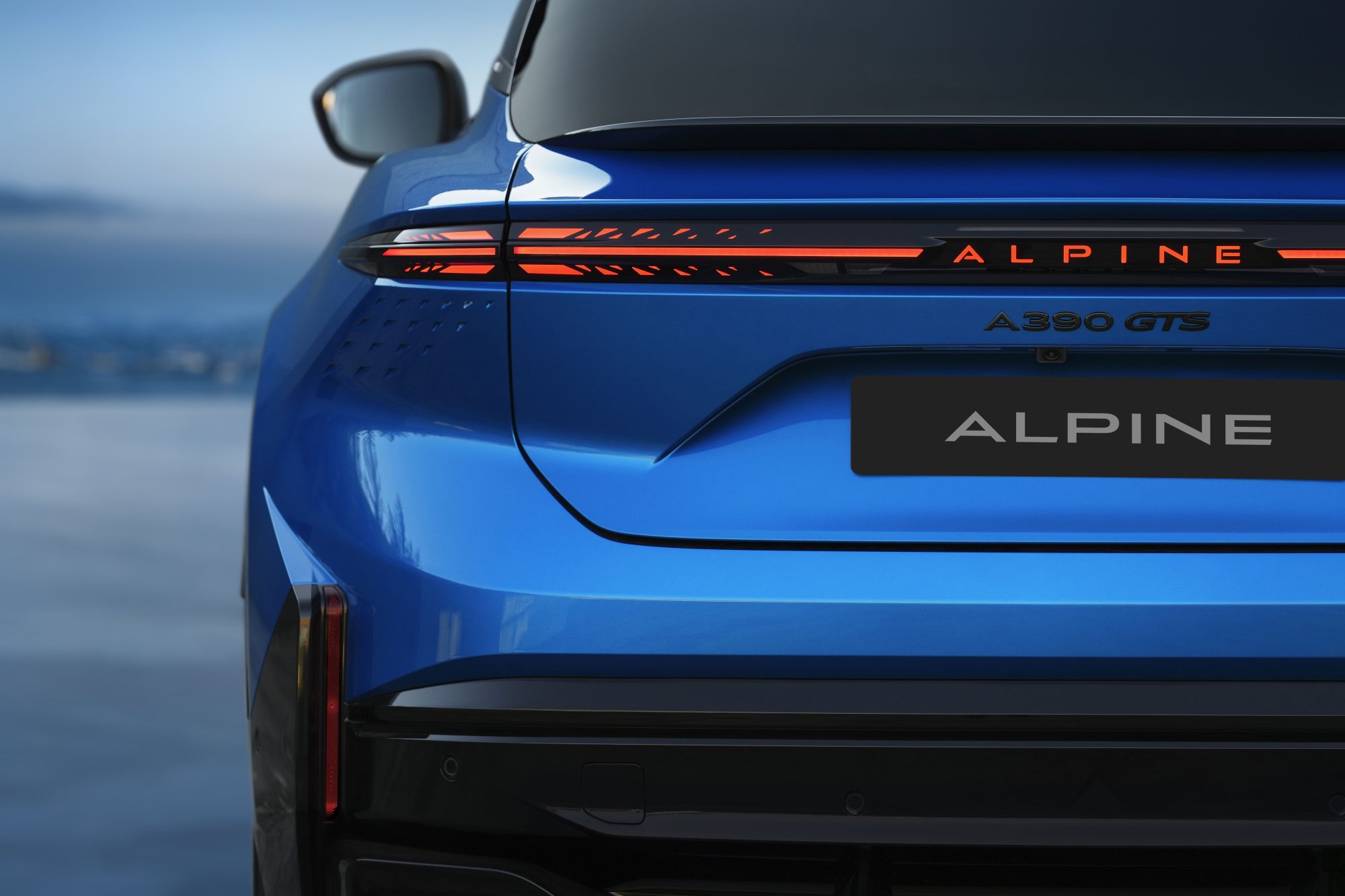 The A390 GTS tailgate