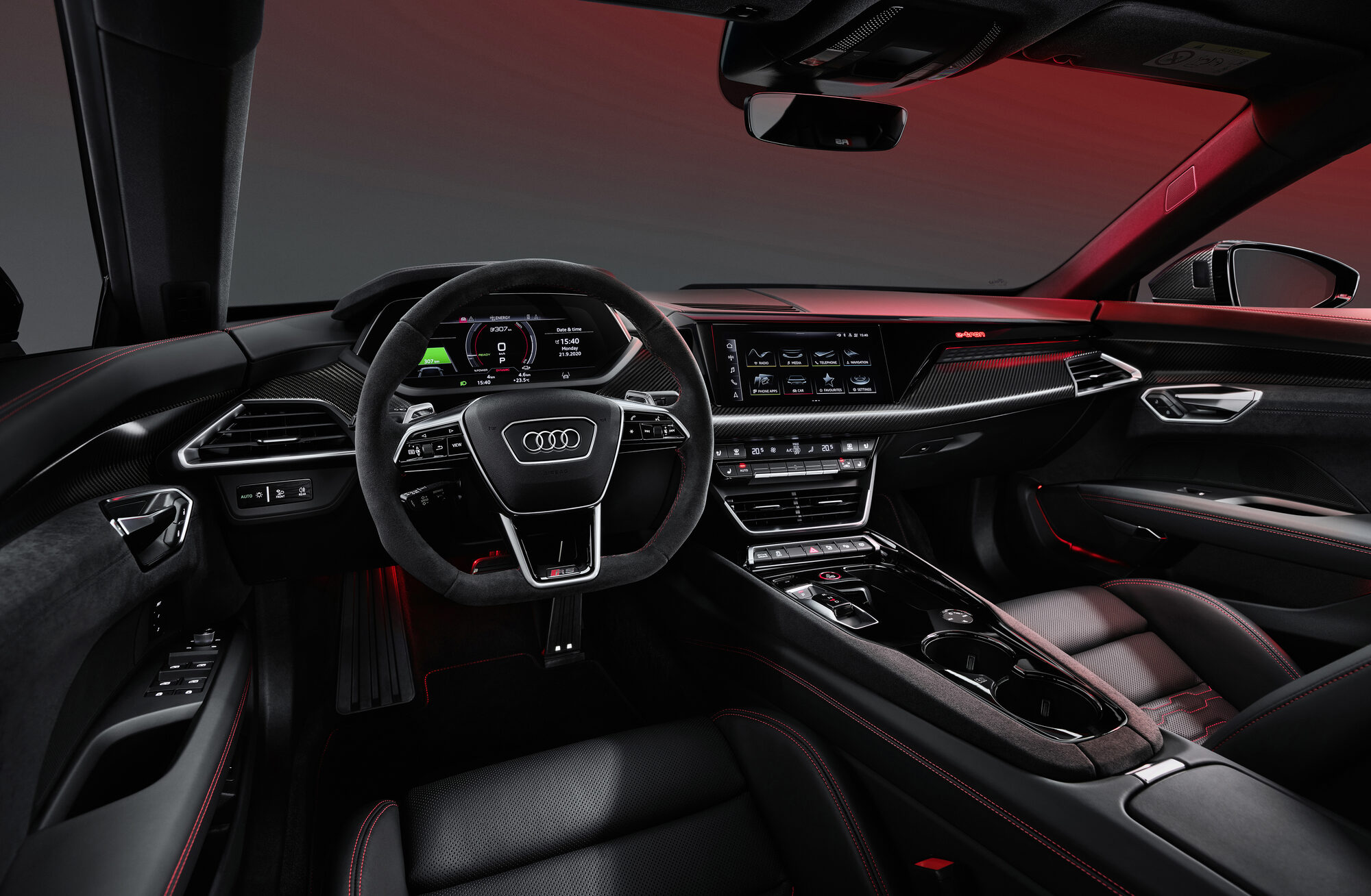 Inside the e-tron GT