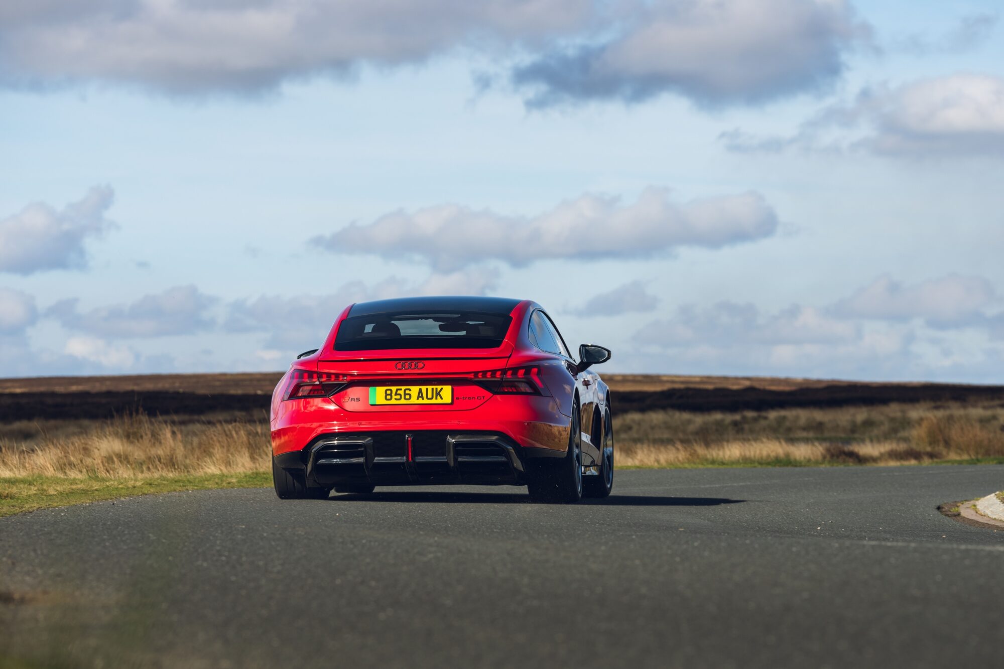 RS e-tron GT from behind