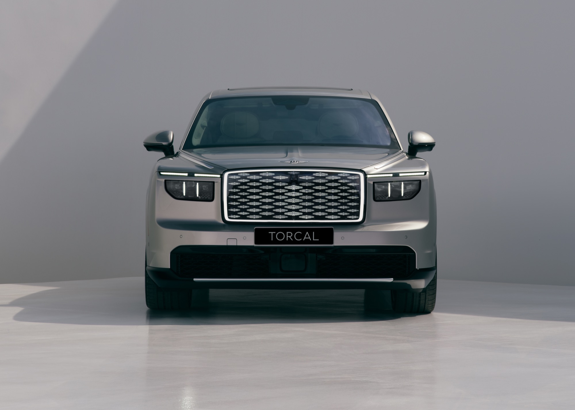 The illuminated diamond grille