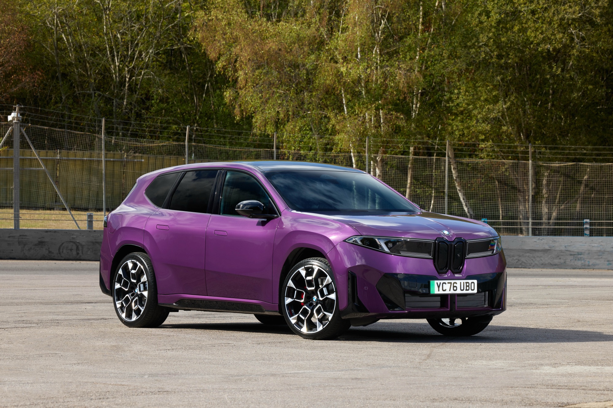 The iX3 40, in Twilight Purple