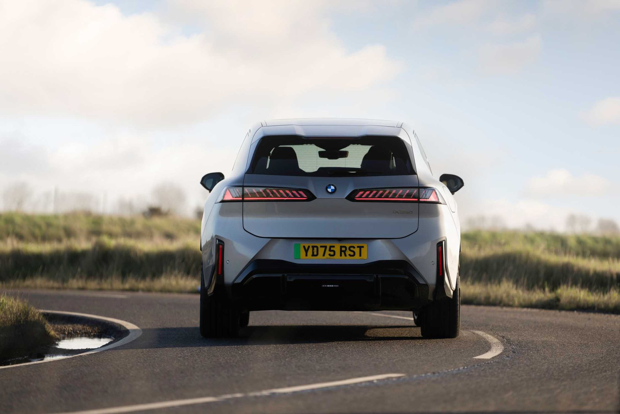 BMW iX3, from behind