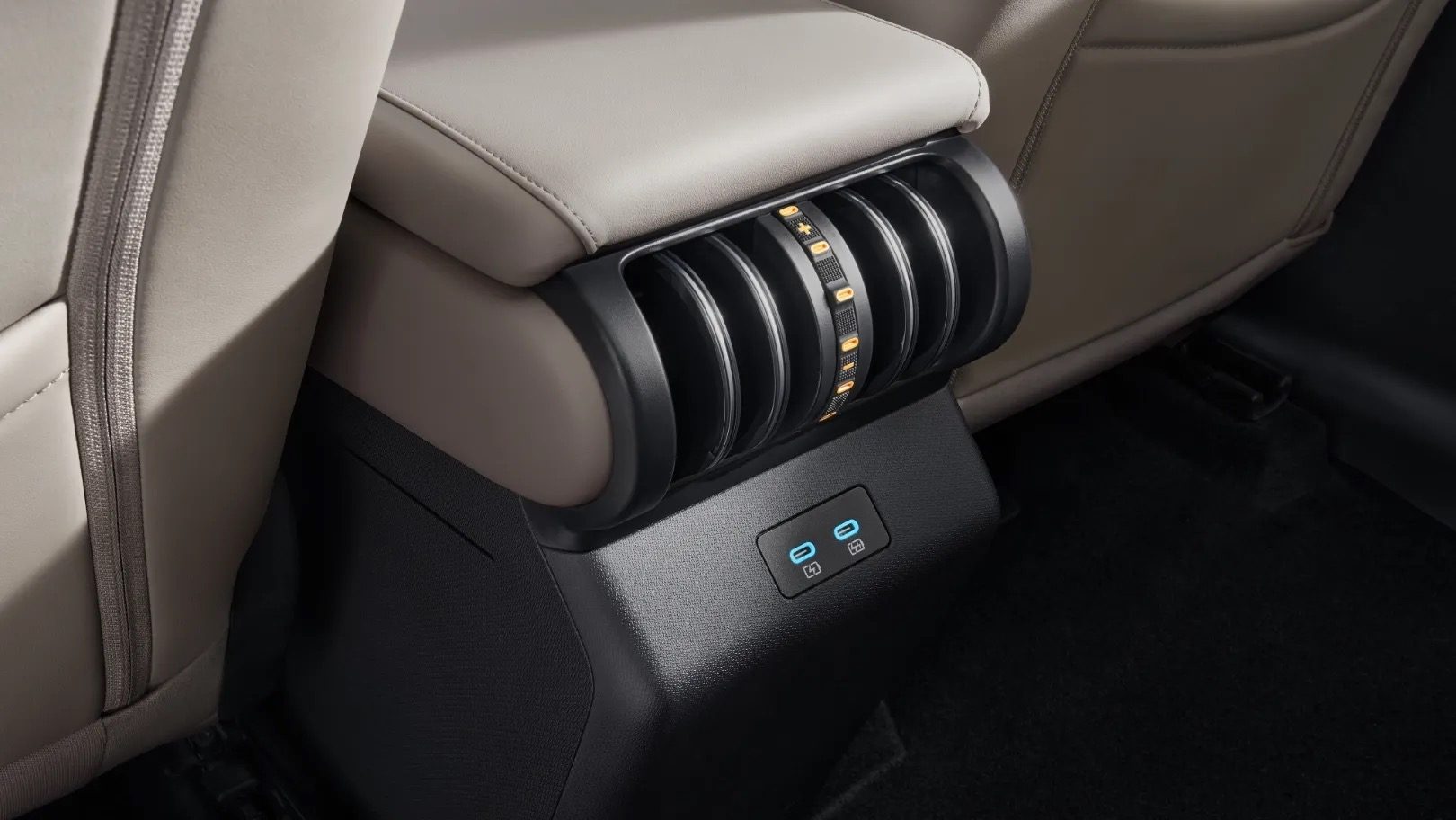 The ATTO 3 EVO's rear vents