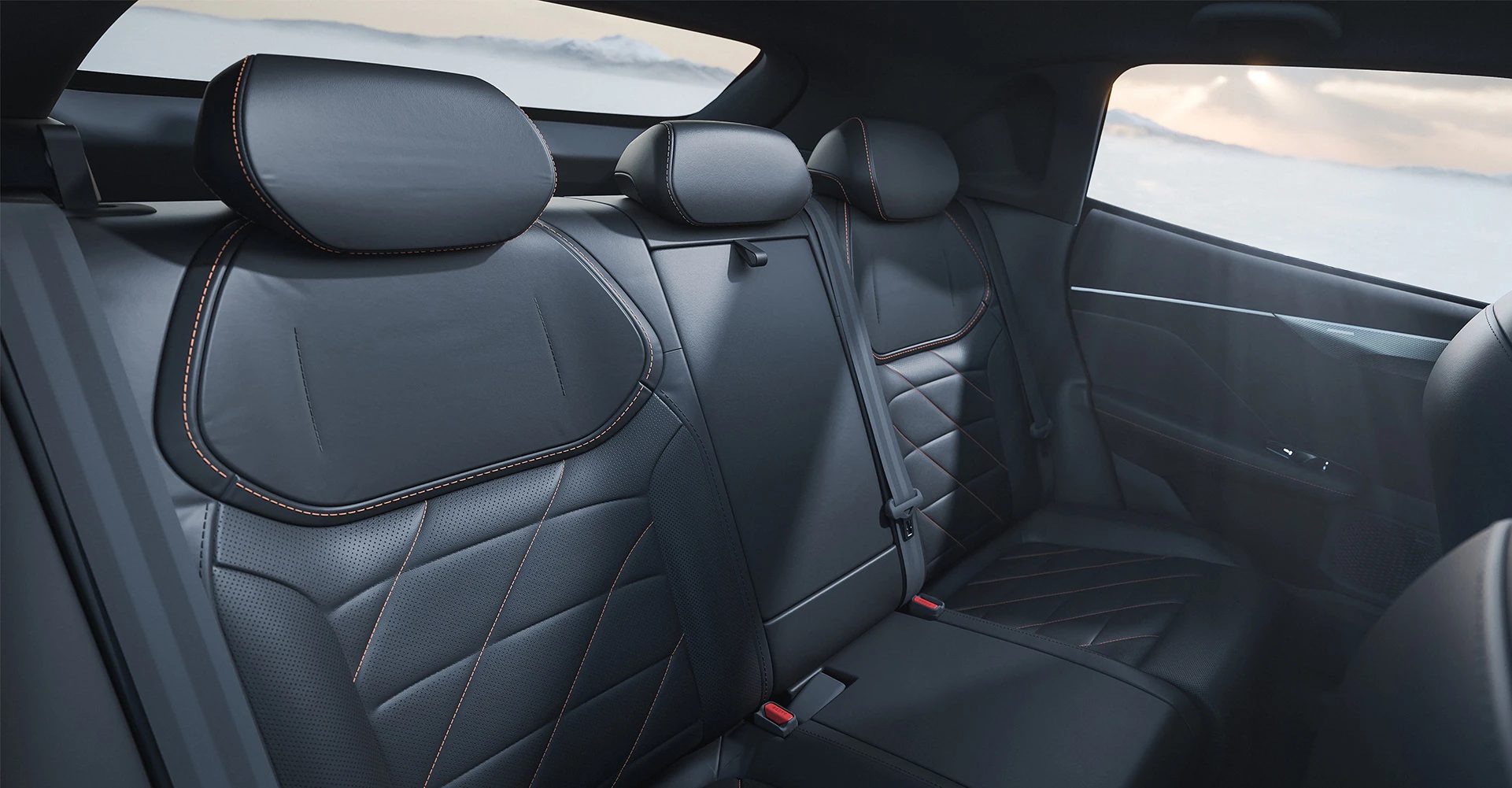 The Deepal S05's back seats