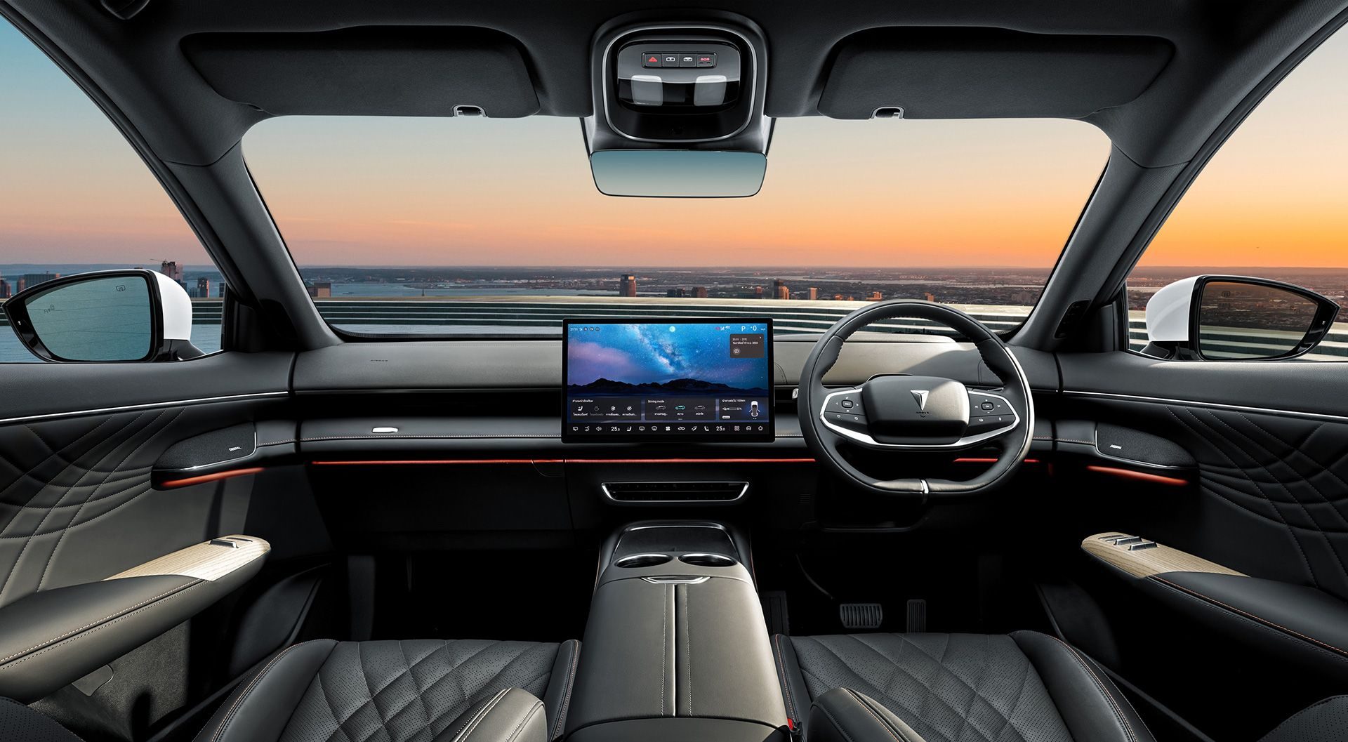 The Deepal S07's dashboard