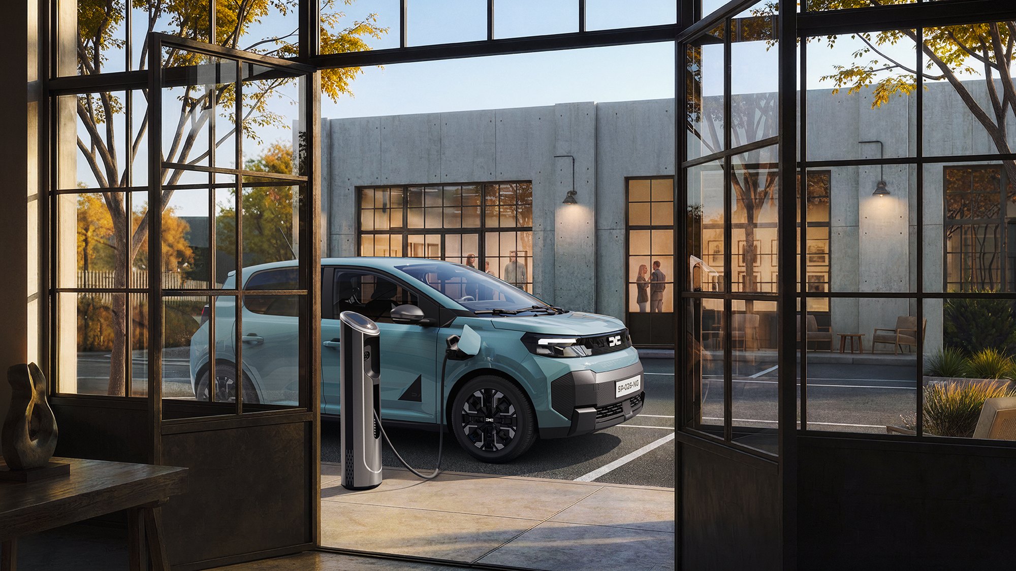Spring on a public charger