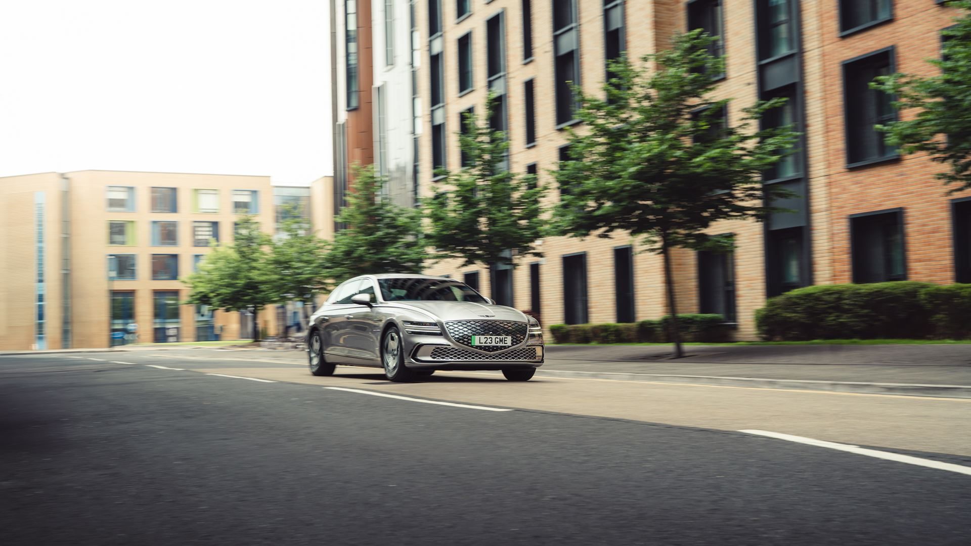 Electrified G80 on the move