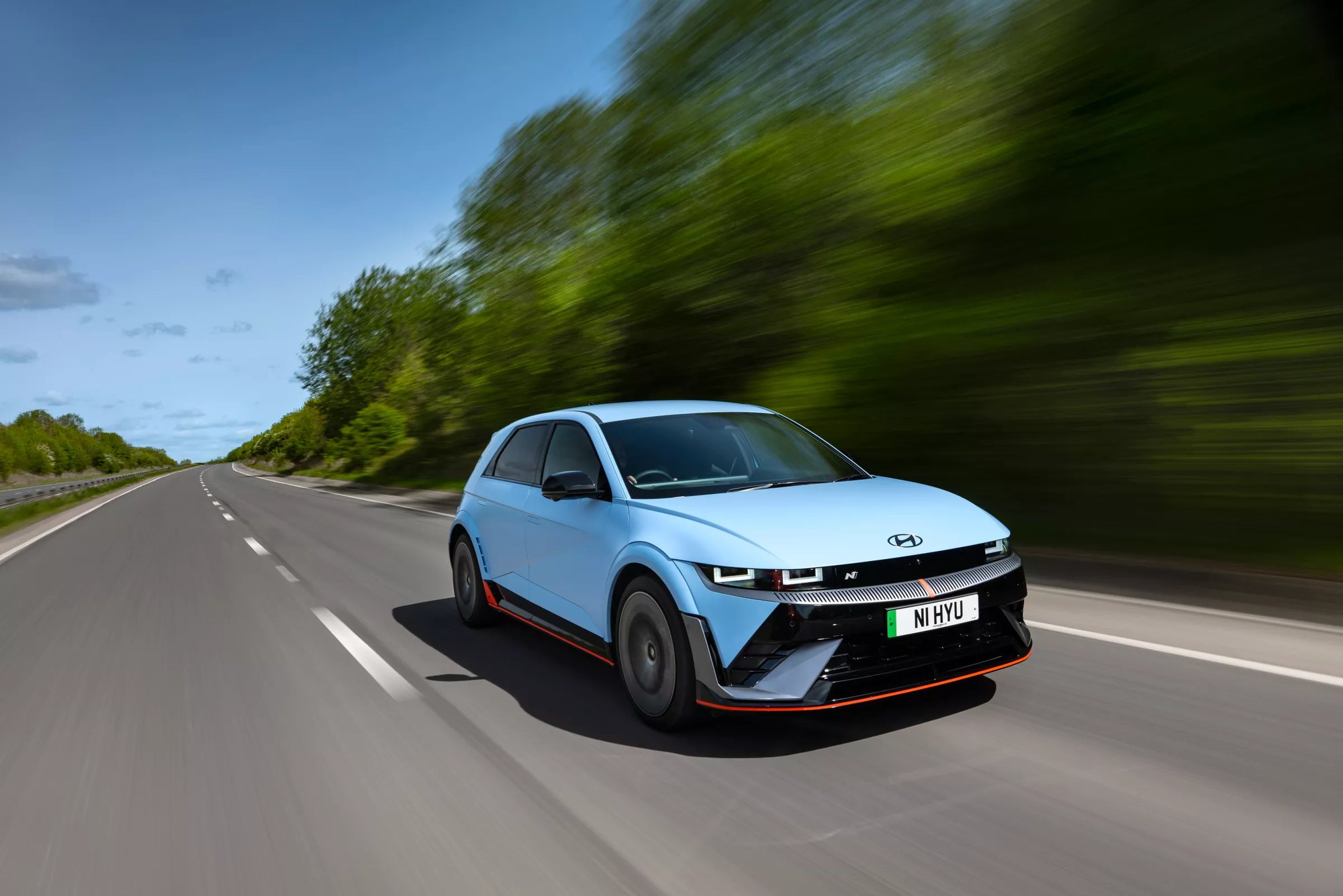 IONIQ 5 N on the road