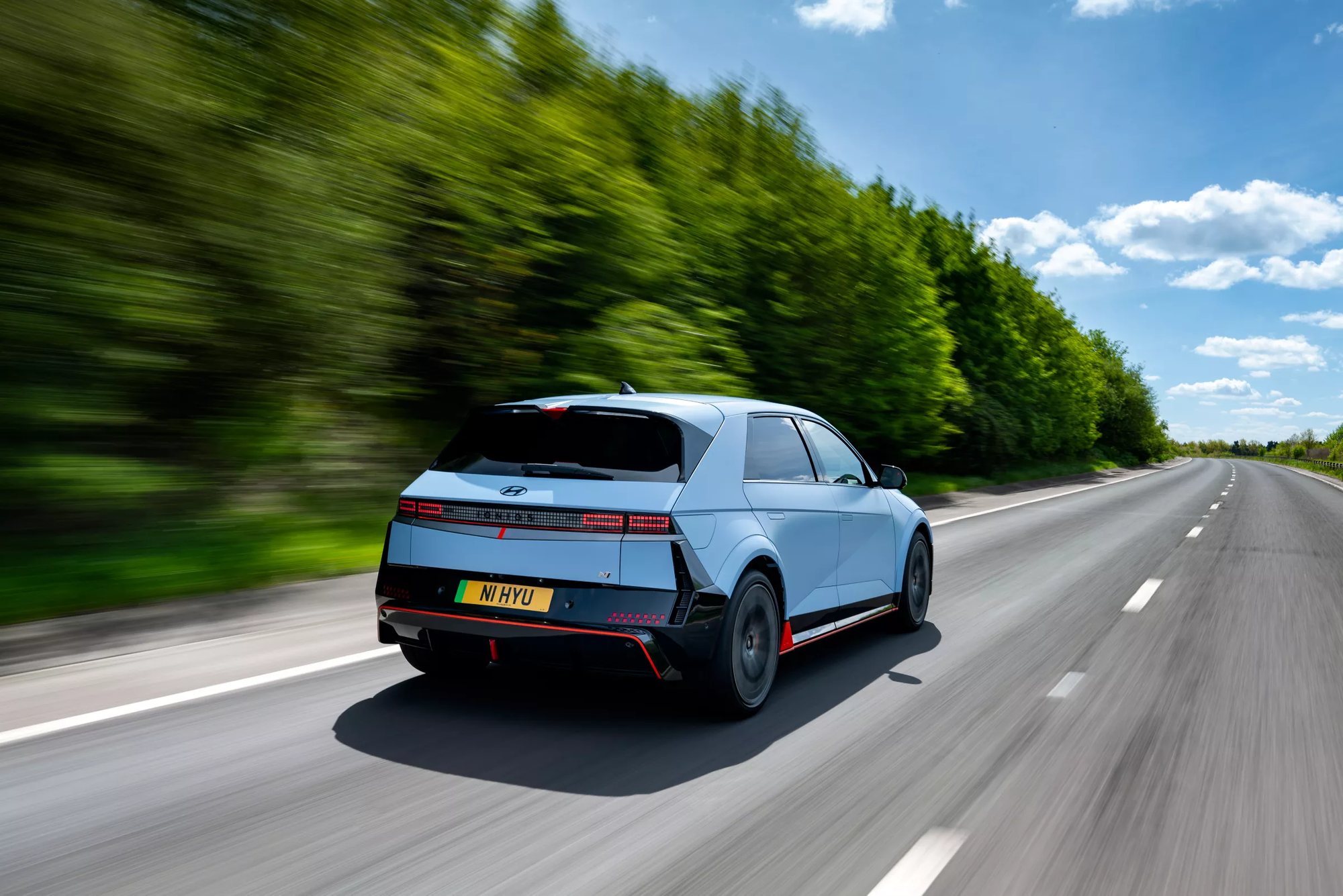 IONIQ 5 N, from behind