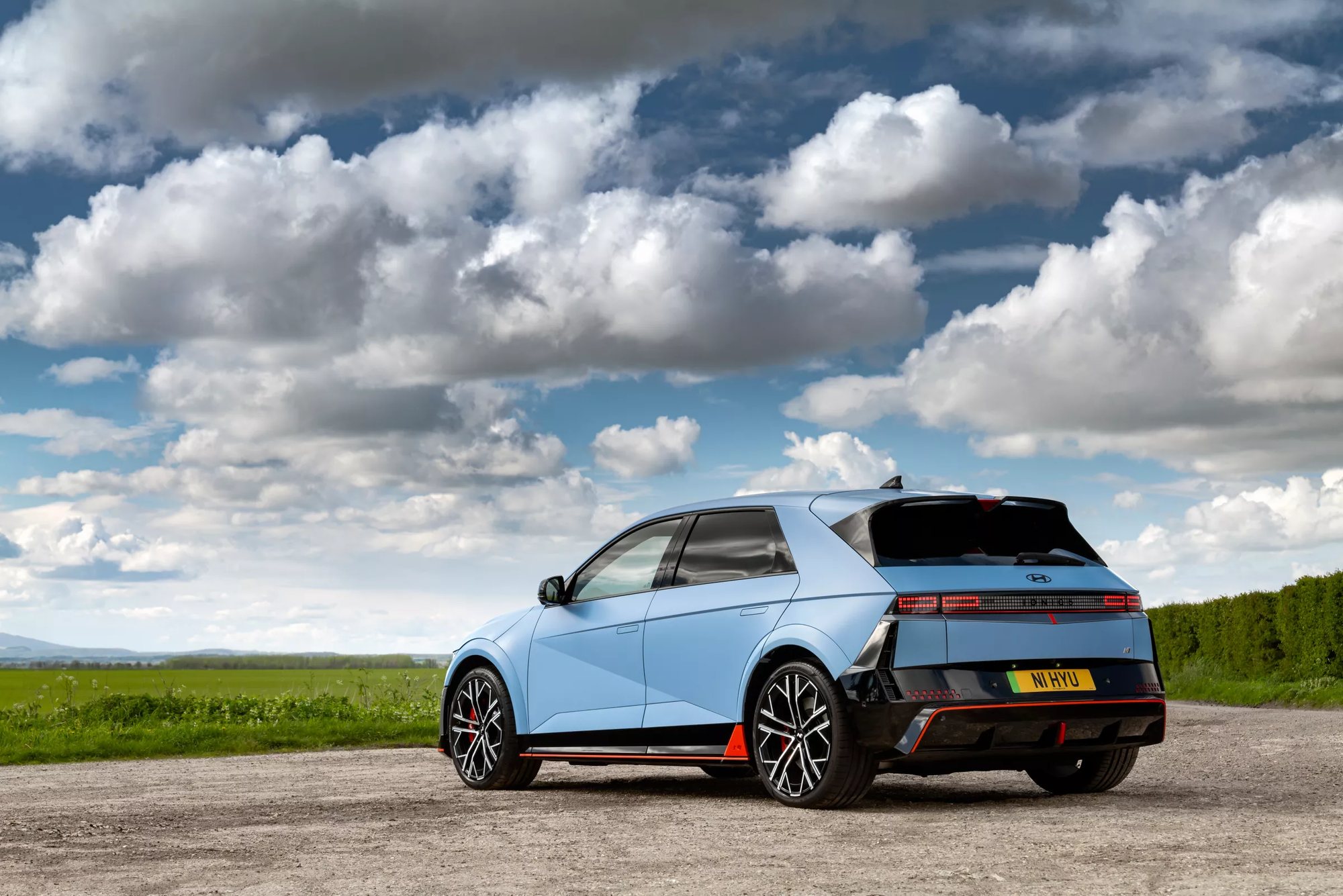 IONIQ 5 N, rear three-quarter