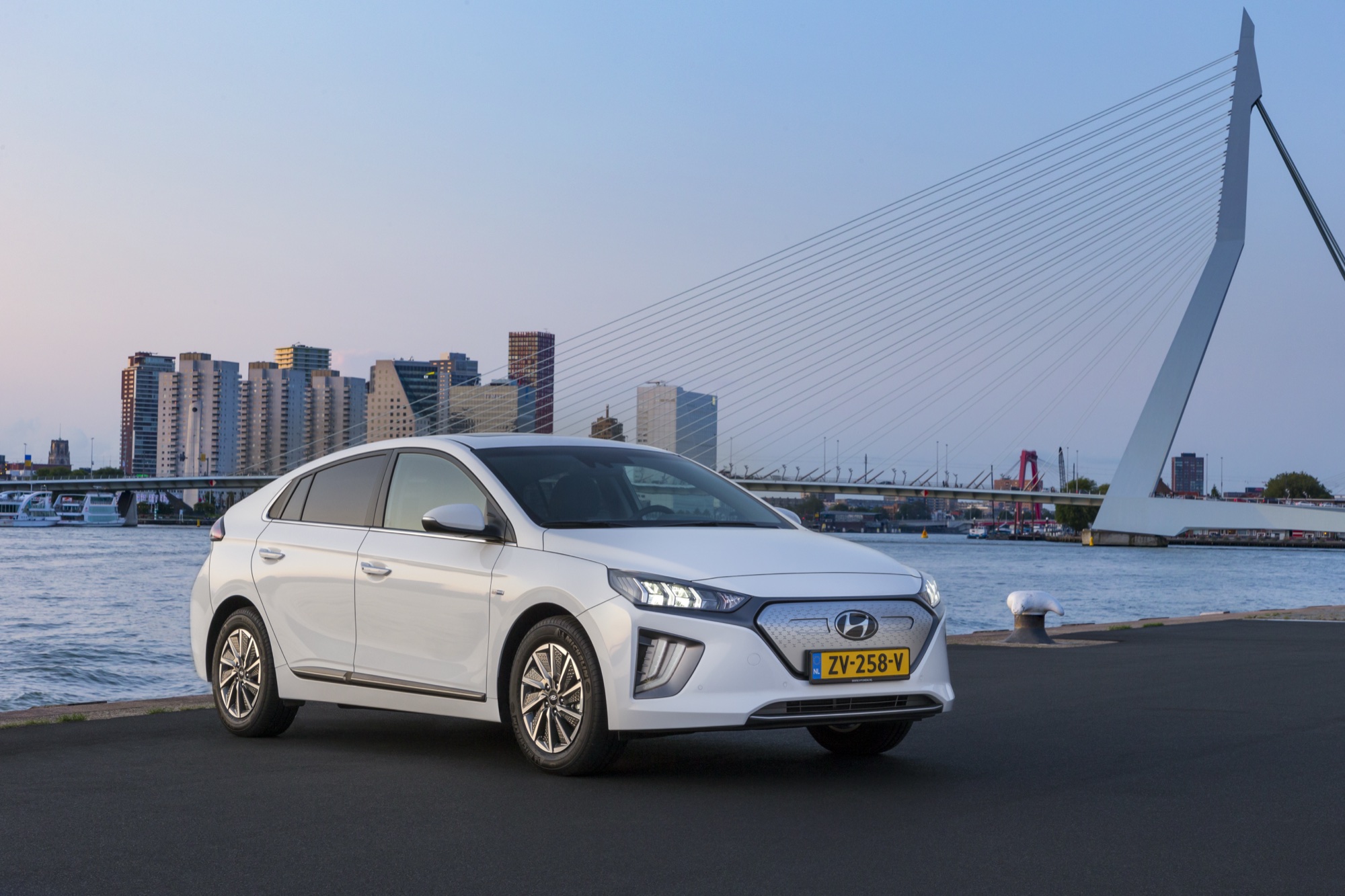 IONIQ Electric by the water