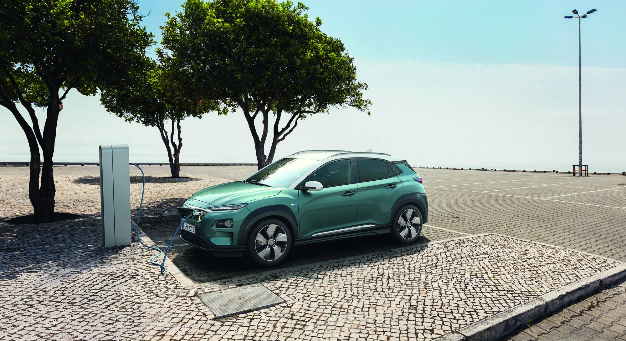 Kona Electric on charge