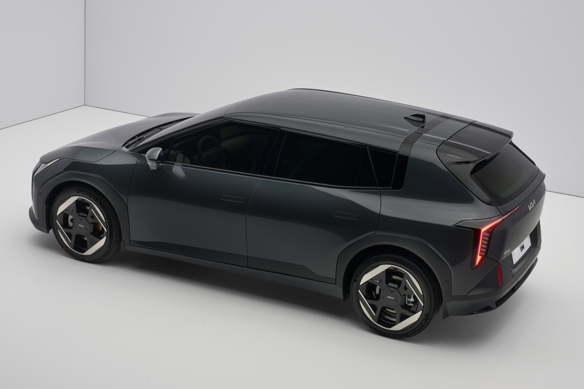 Kia EV4, from behind