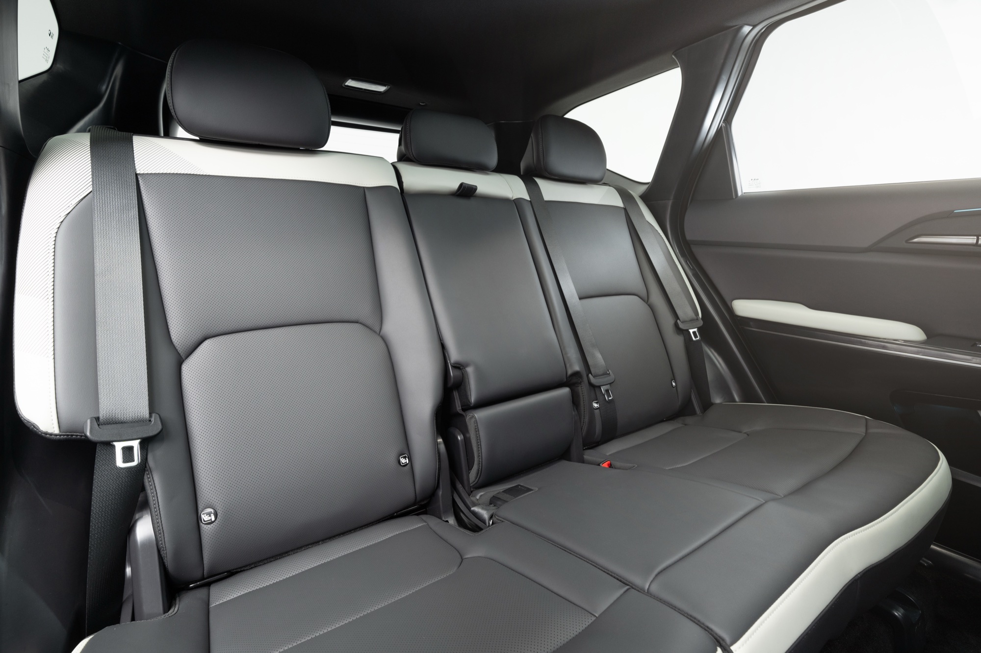 The EV5's rear seats