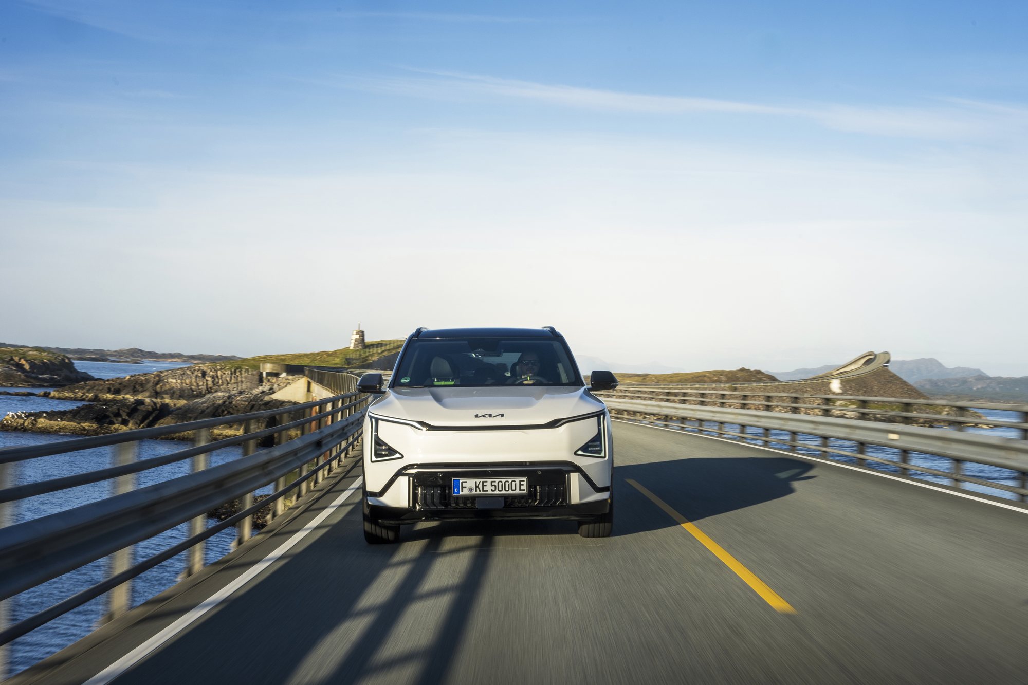 EV5 GT on the Atlantic Road