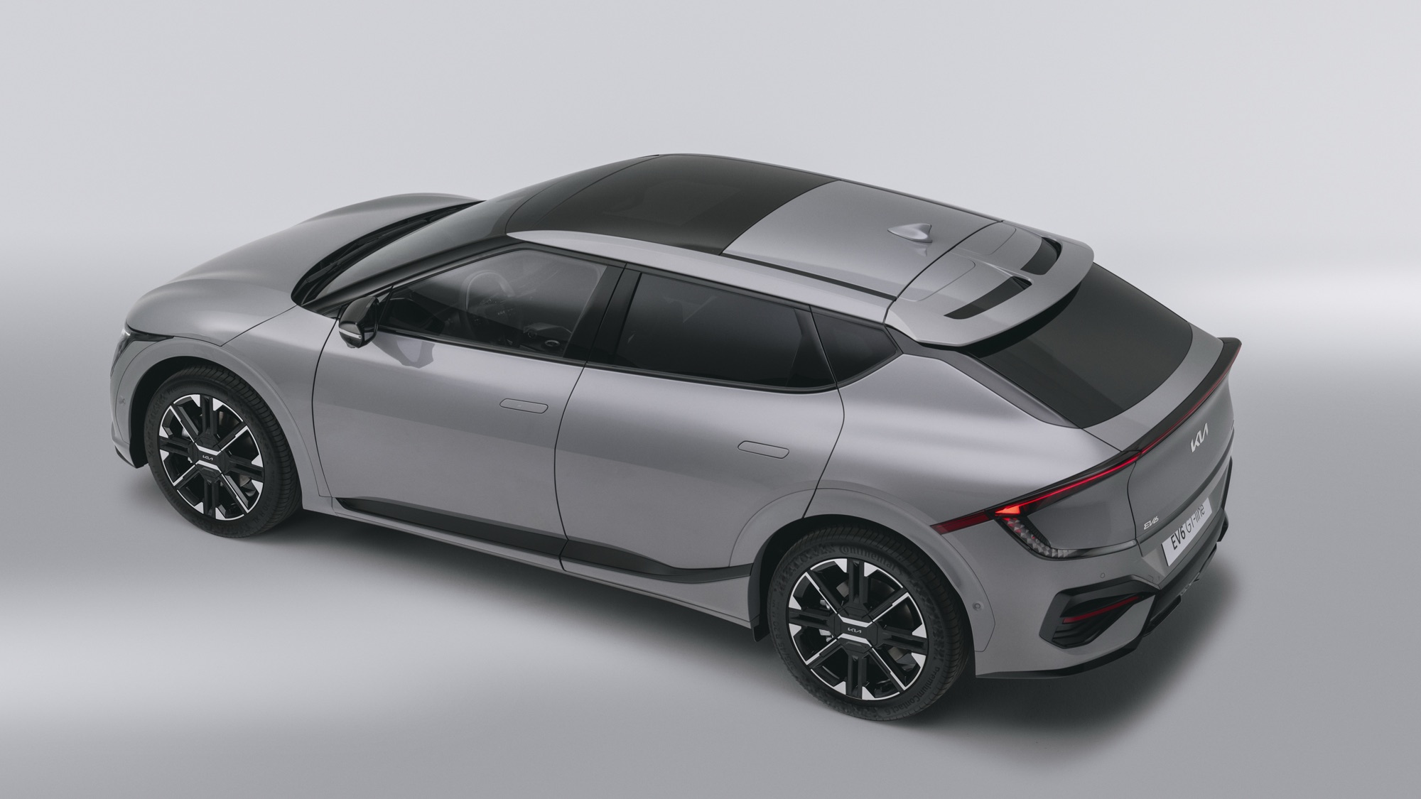 From above, with the black roof