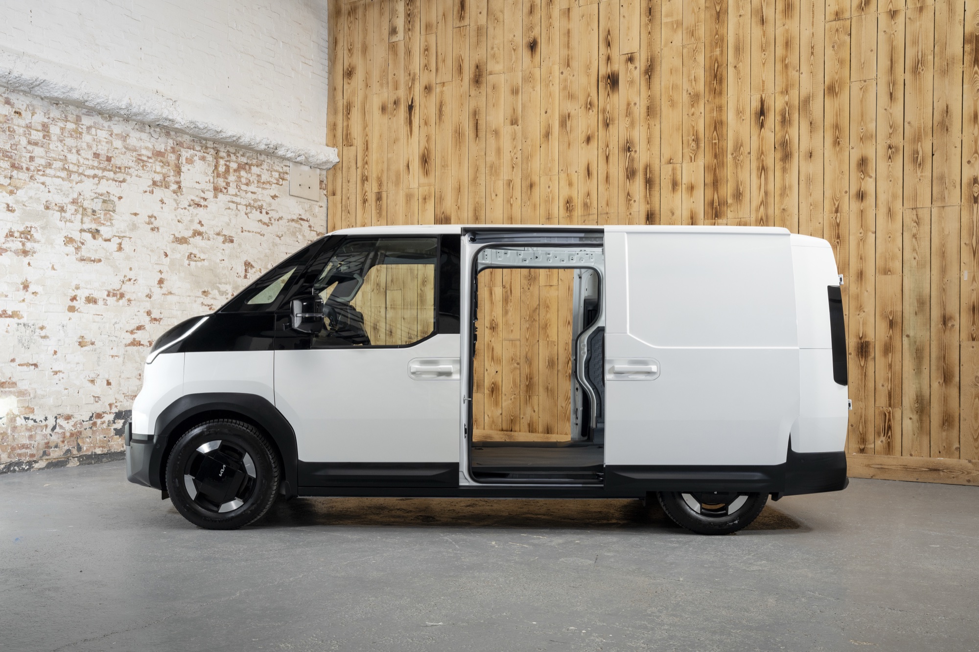 The PV5 Cargo's sliding side door