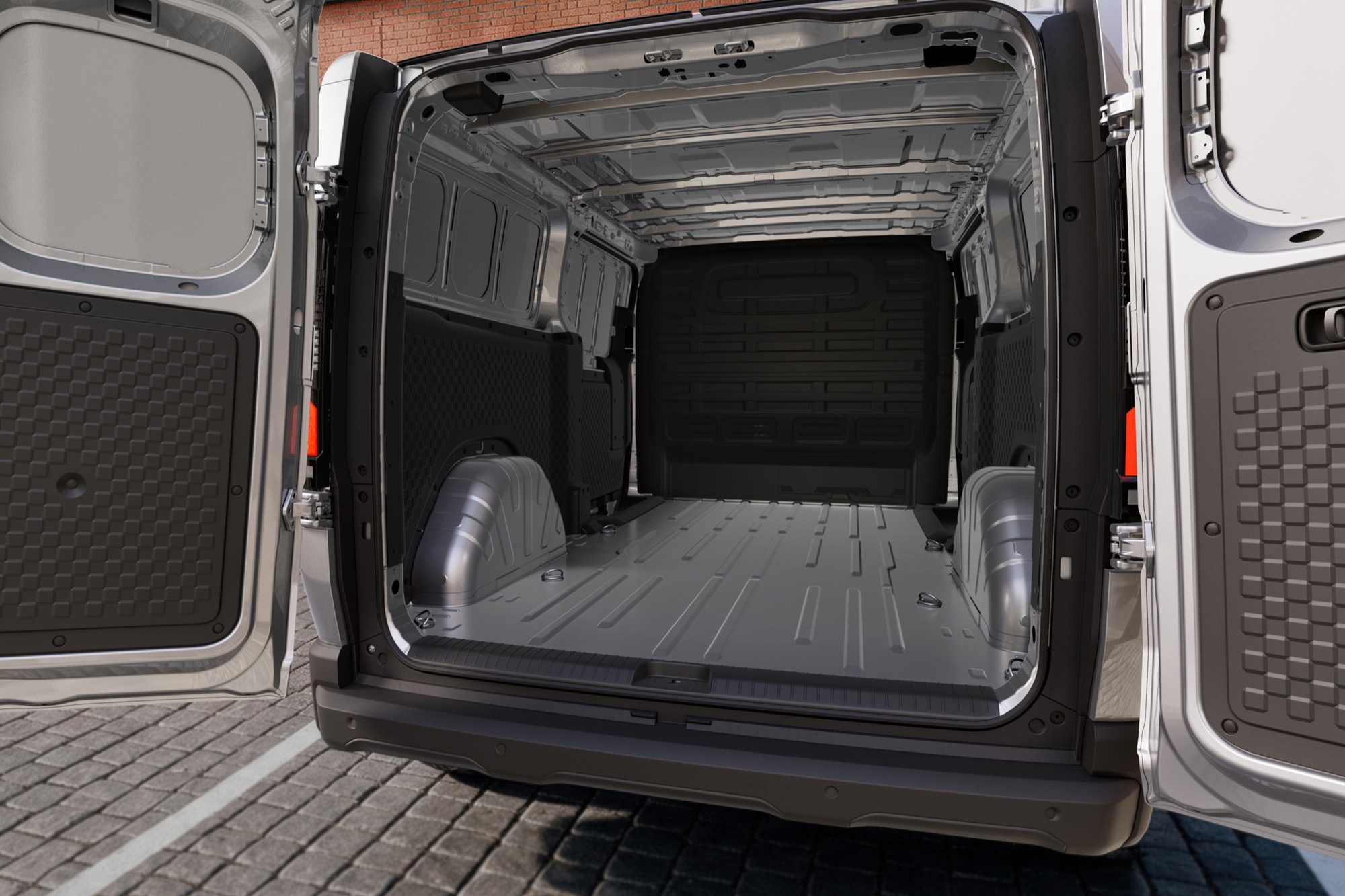 6.1 cubic metres, and room for three Euro pallets