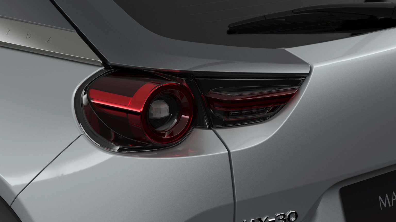 The MX-30's rear light