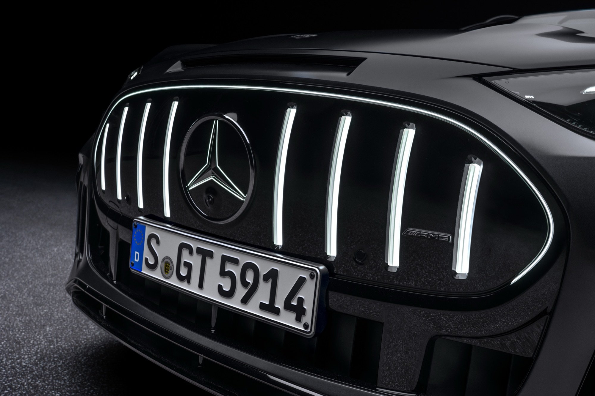 The grille, which can be illuminated as an option