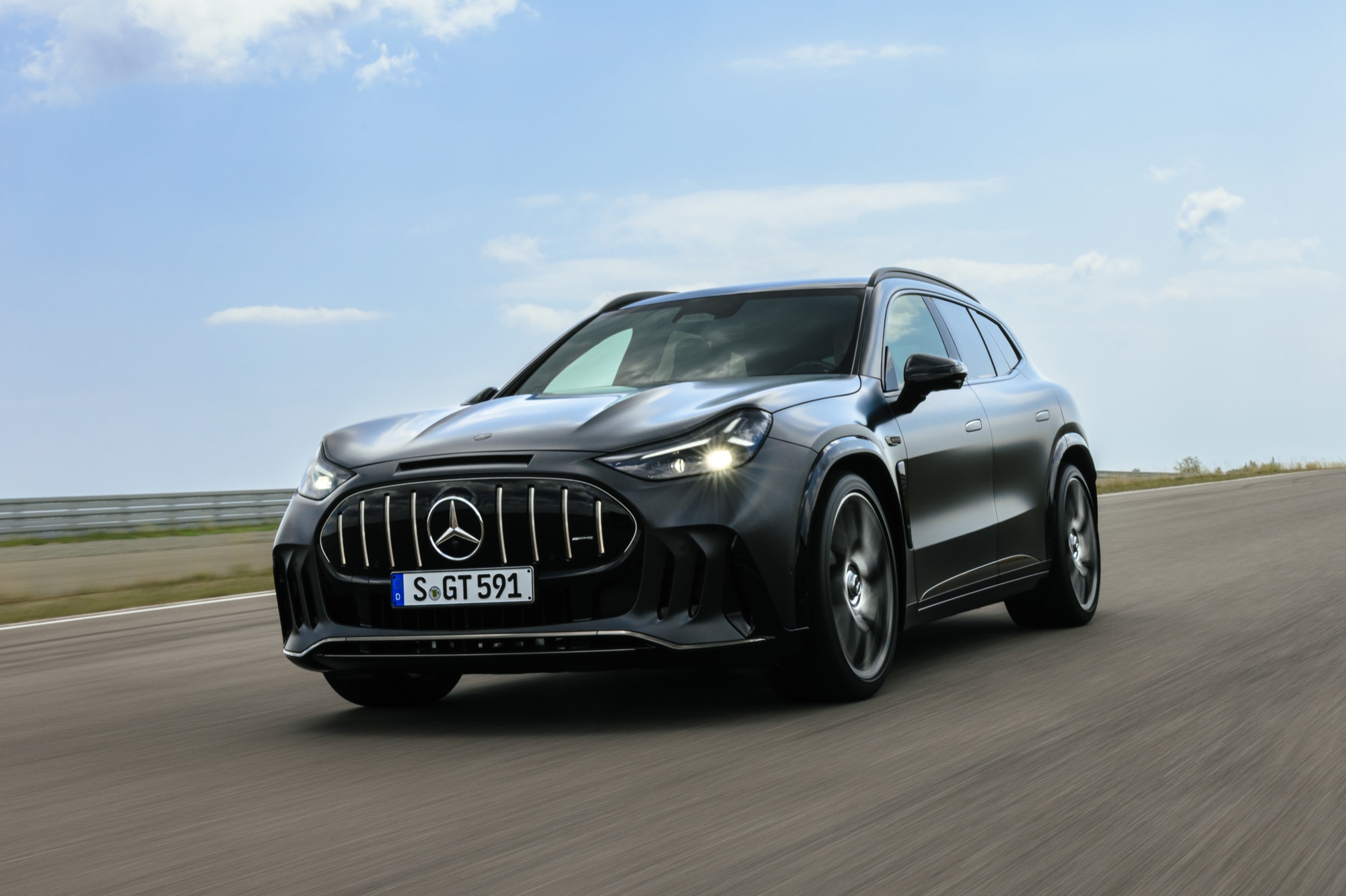 AMG GT 55 SUV on the test track