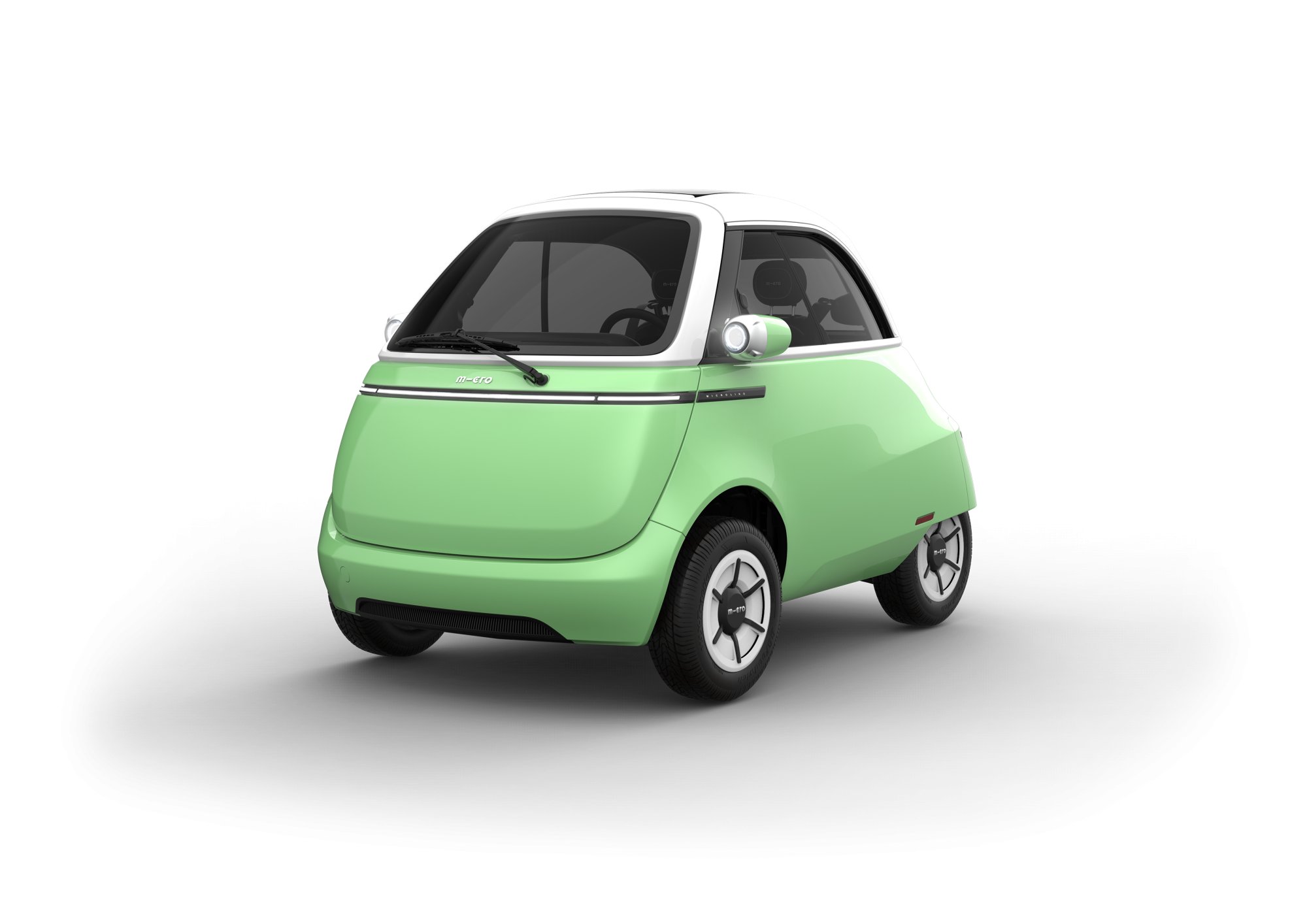 Microlino, front three-quarter