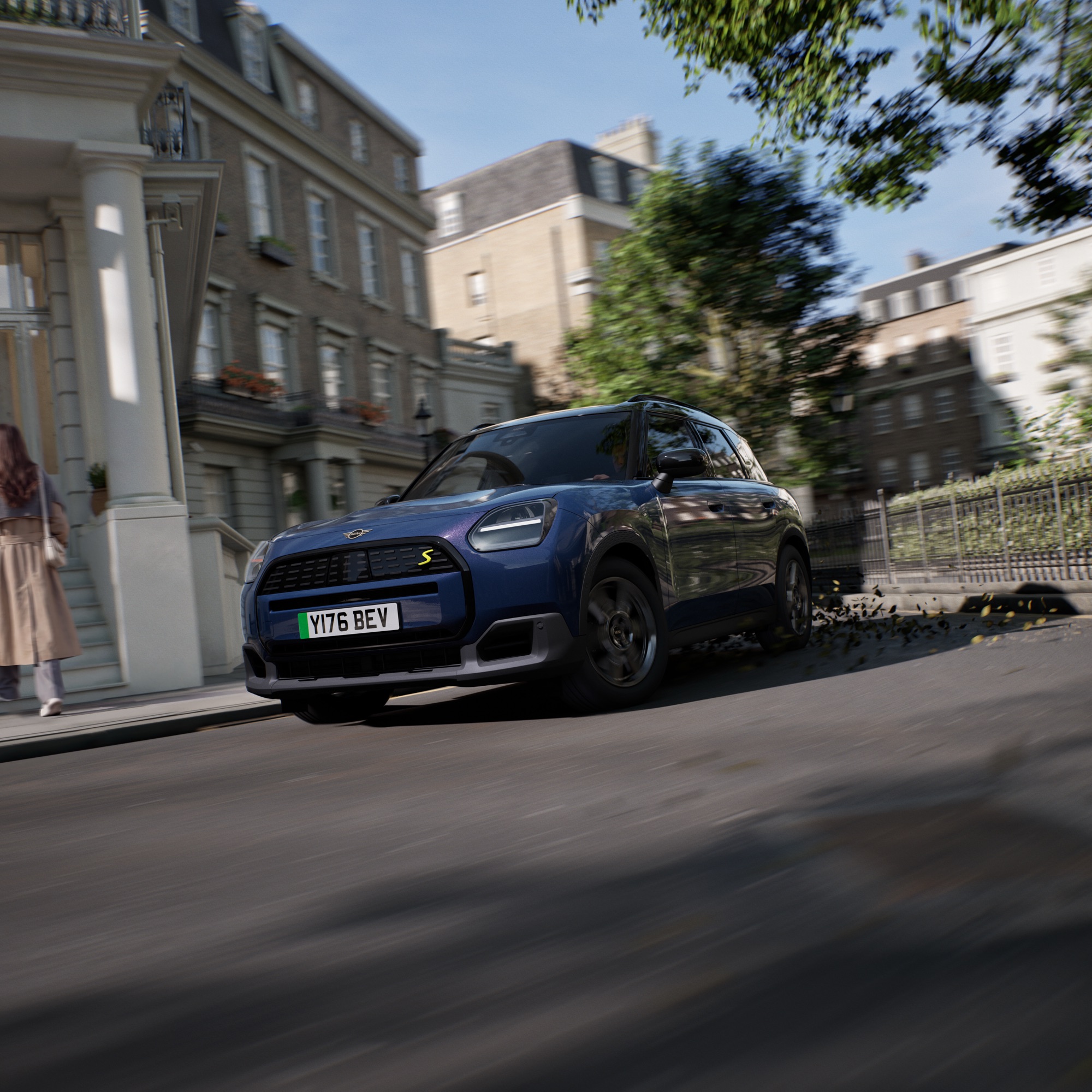 The Countryman SE Midnight Edition in Indigo Sunset Blue
