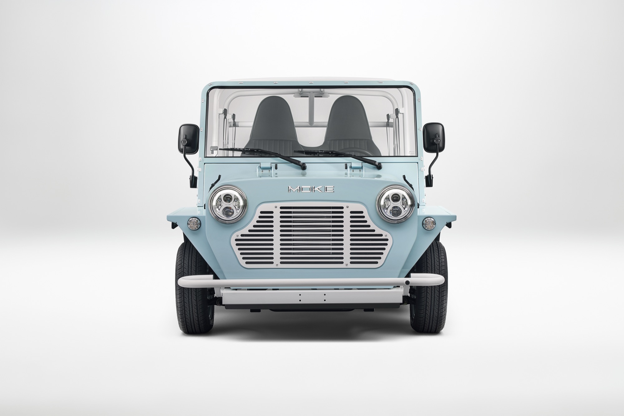 Electric MOKE Mk2 head on