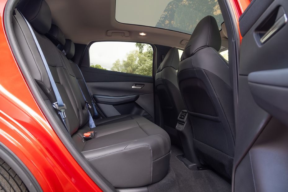 The LEAF's back seats