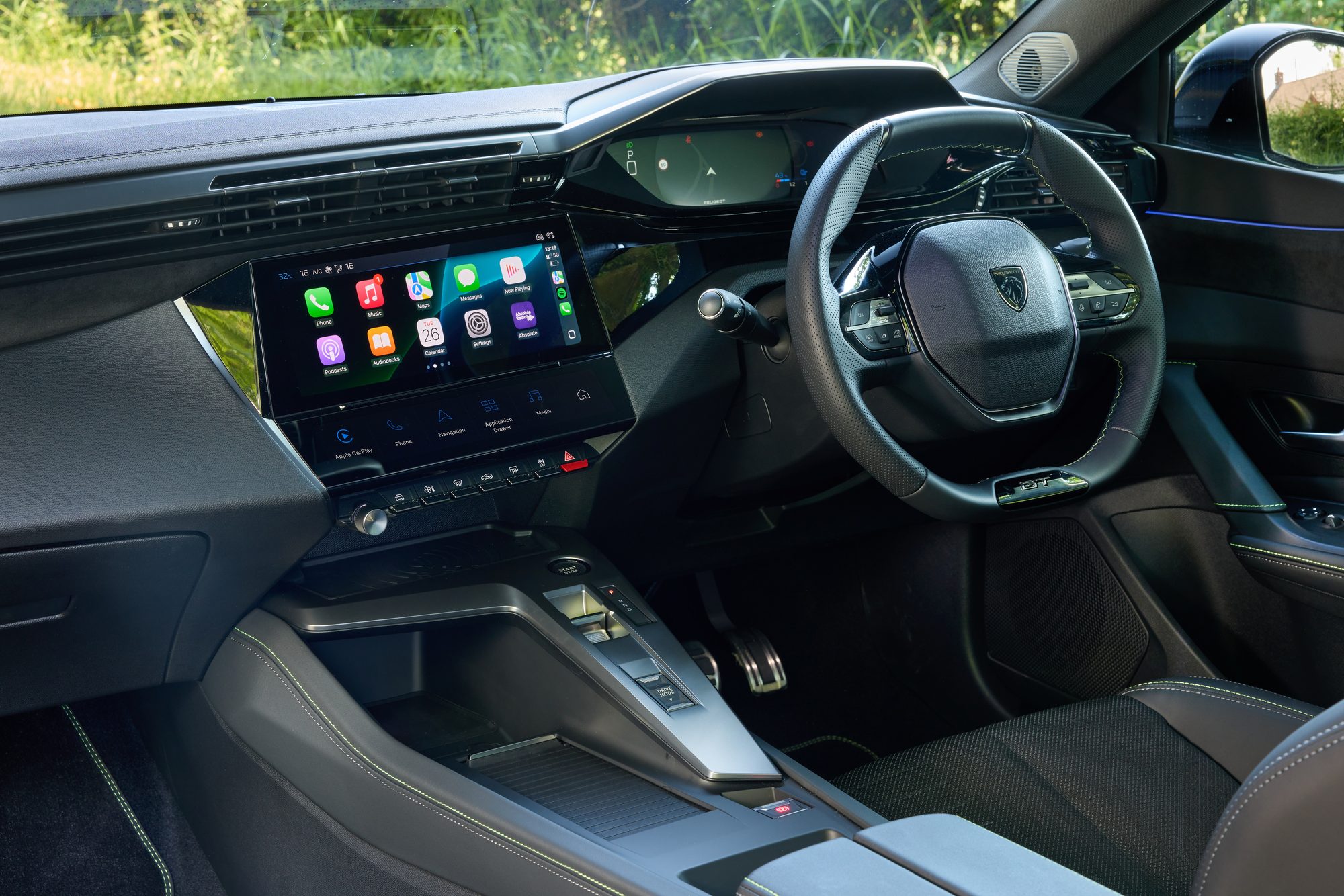 The e-308's seats