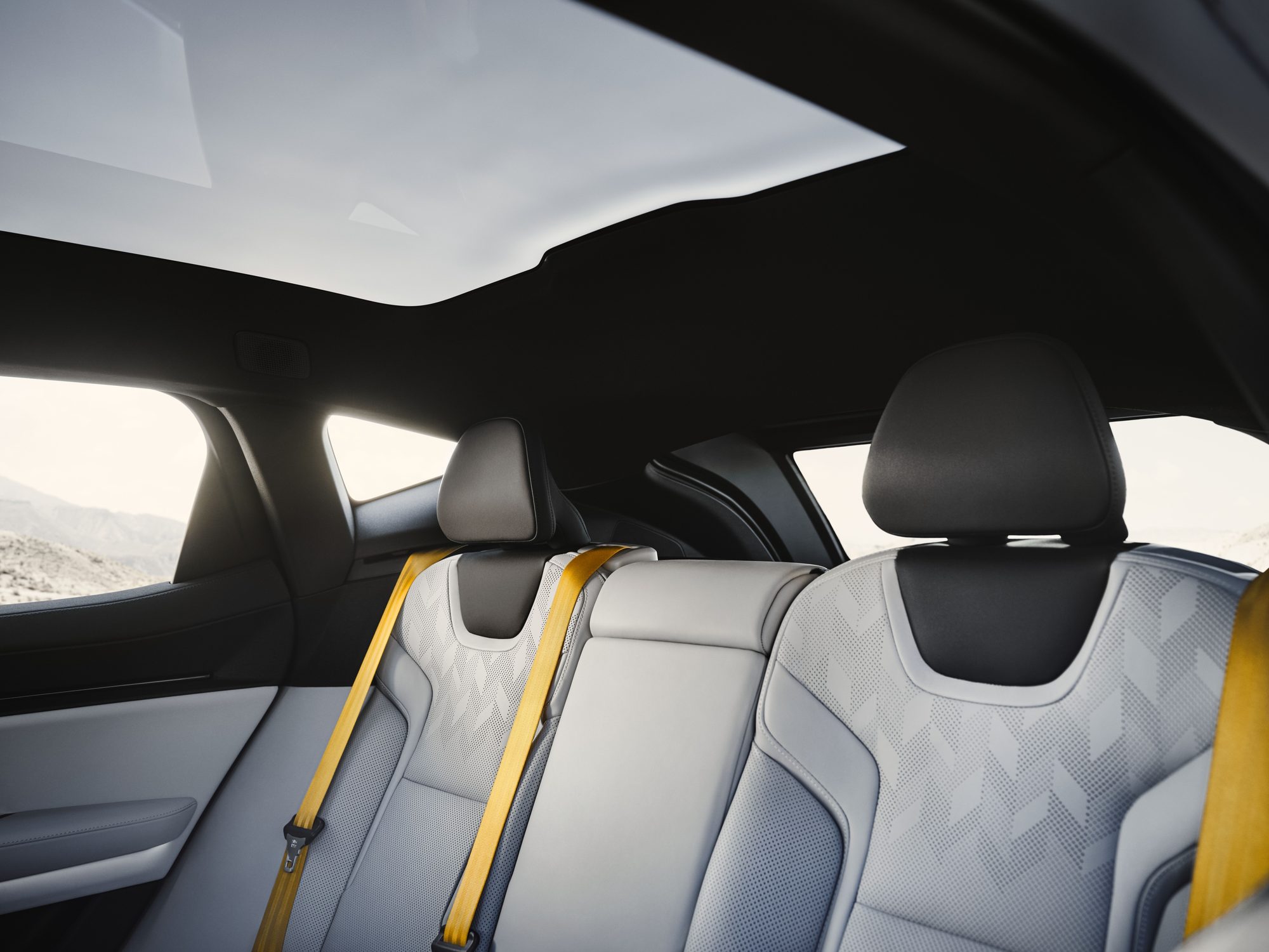 The Polestar 3's rear seats