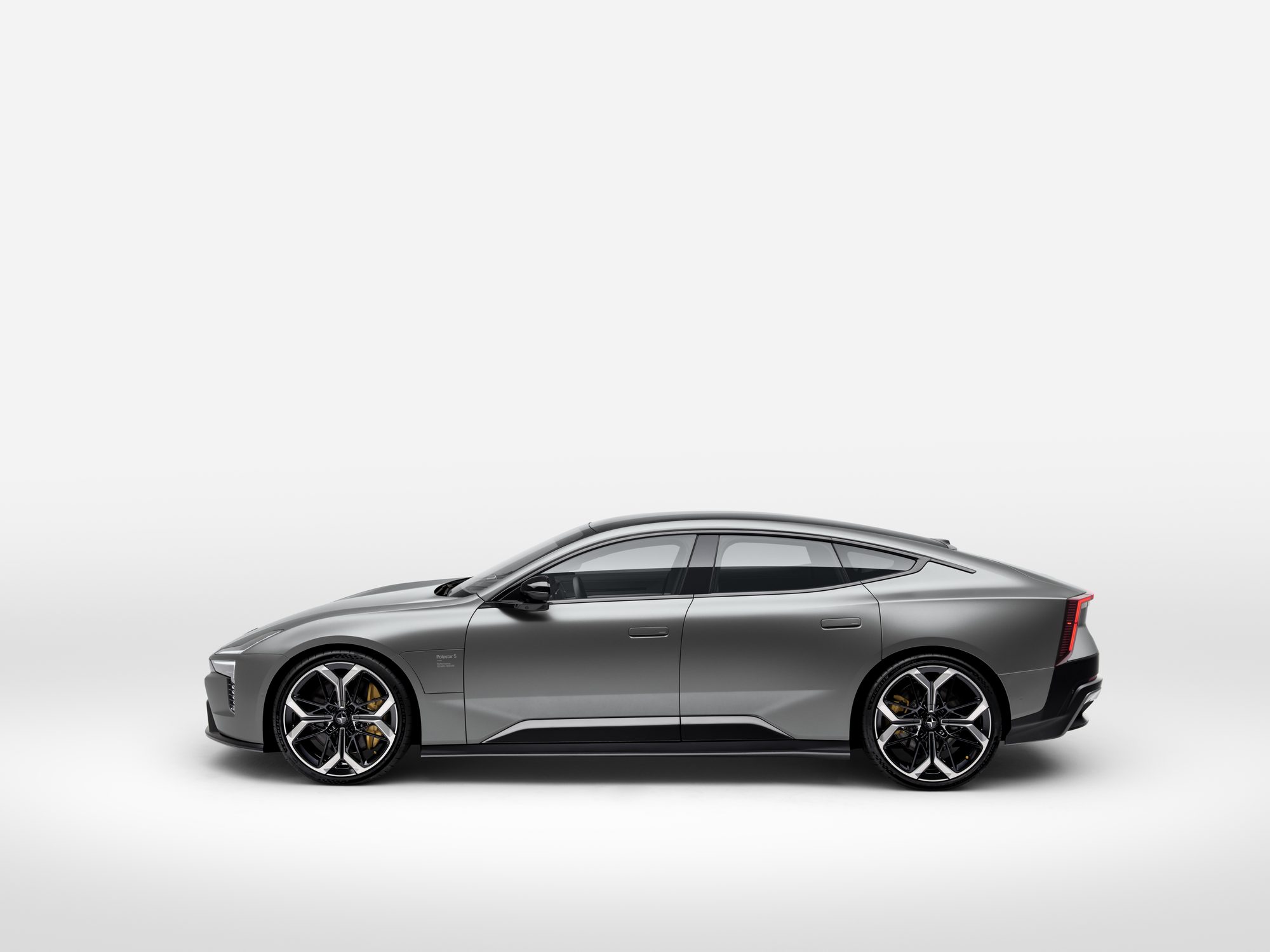 Polestar 5, from the side