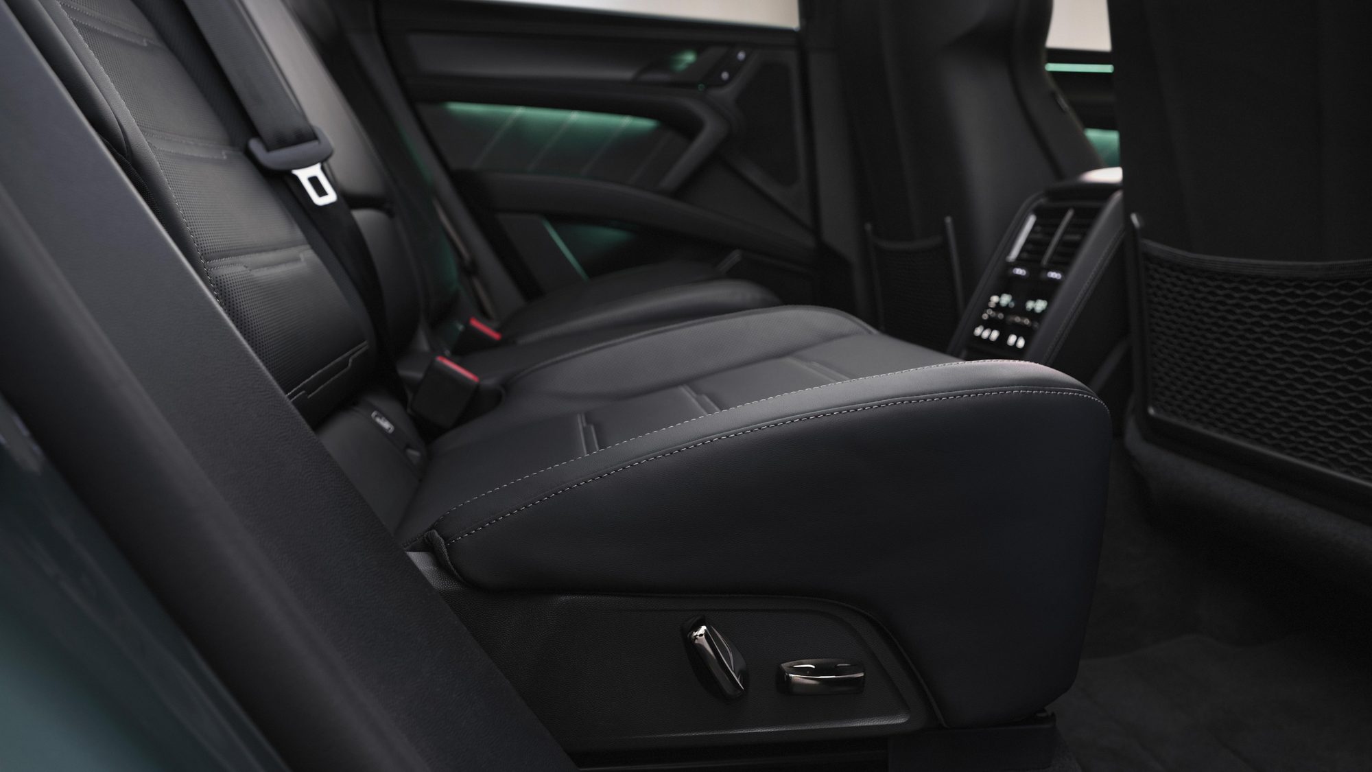 The Cayenne Electric's rear seats