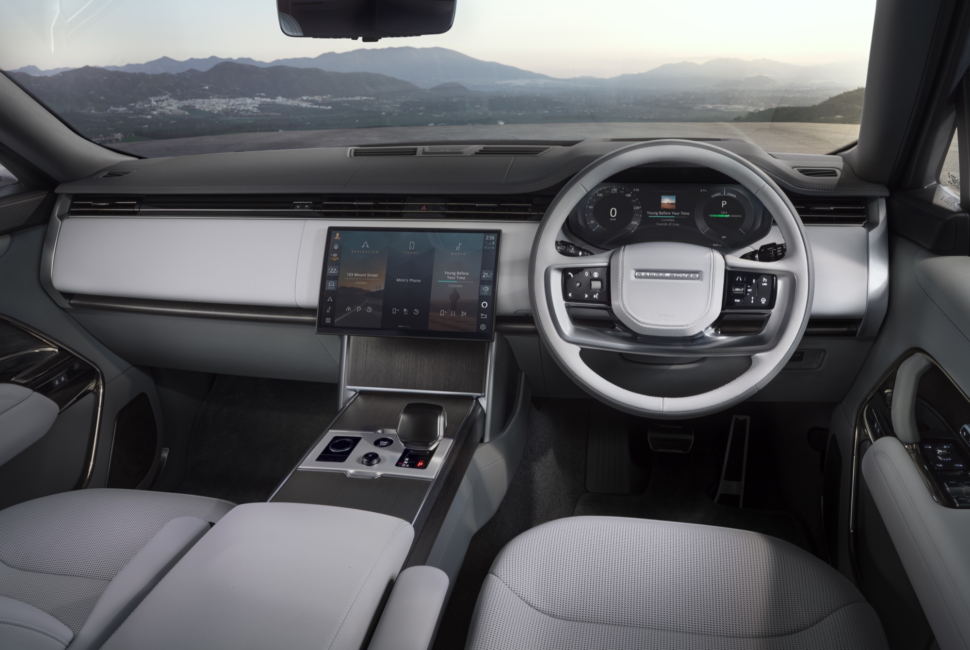 Inside the Range Rover Electric