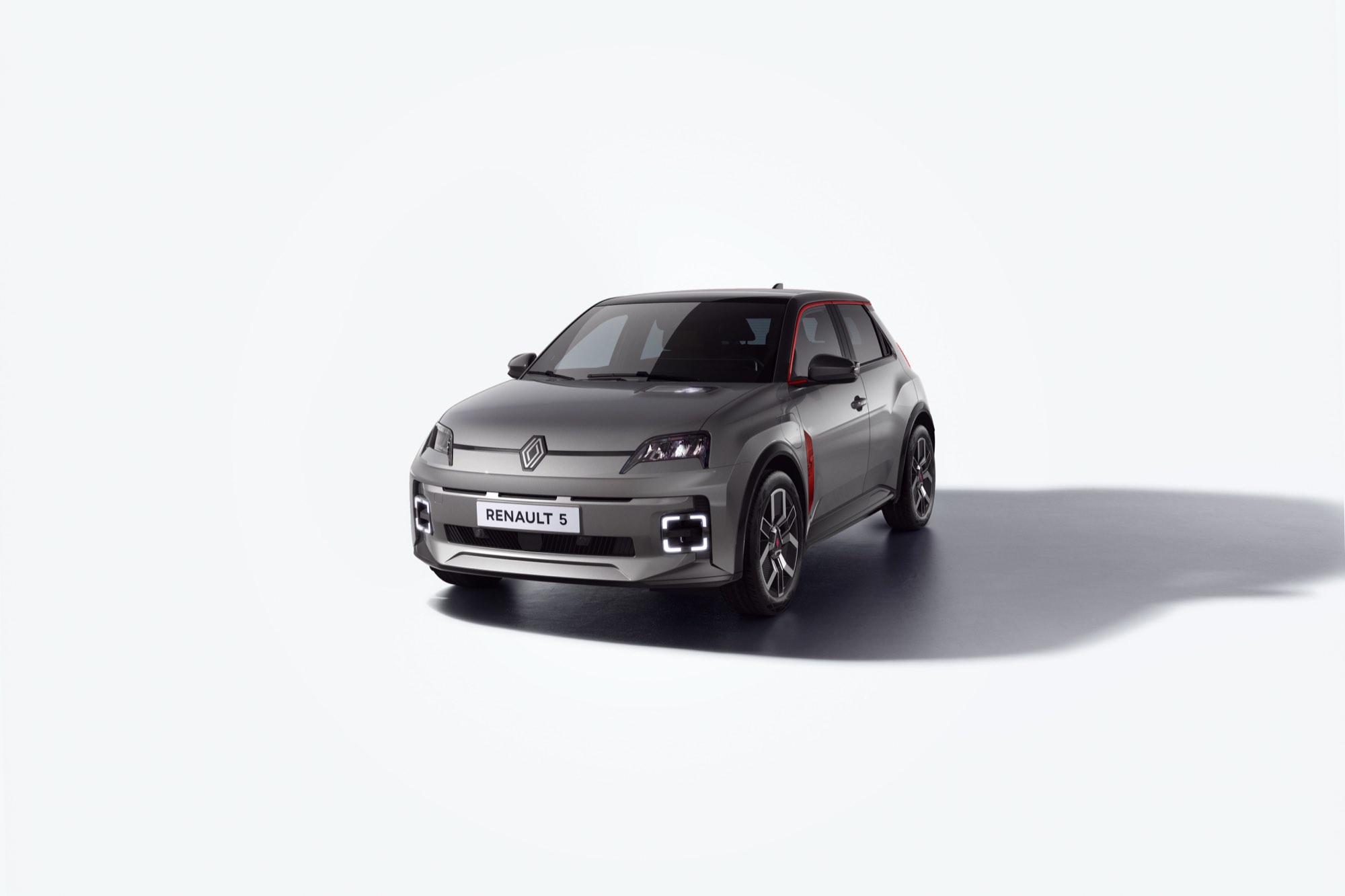 Shadow Grey, the other one, with a black roof and a red roofline