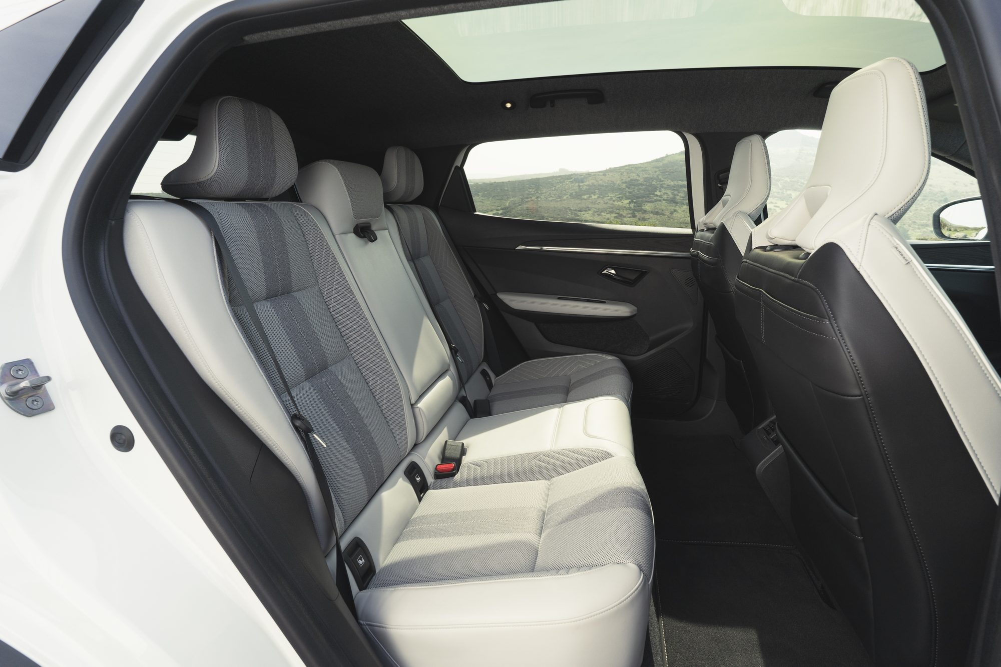 The Scenic's rear seats