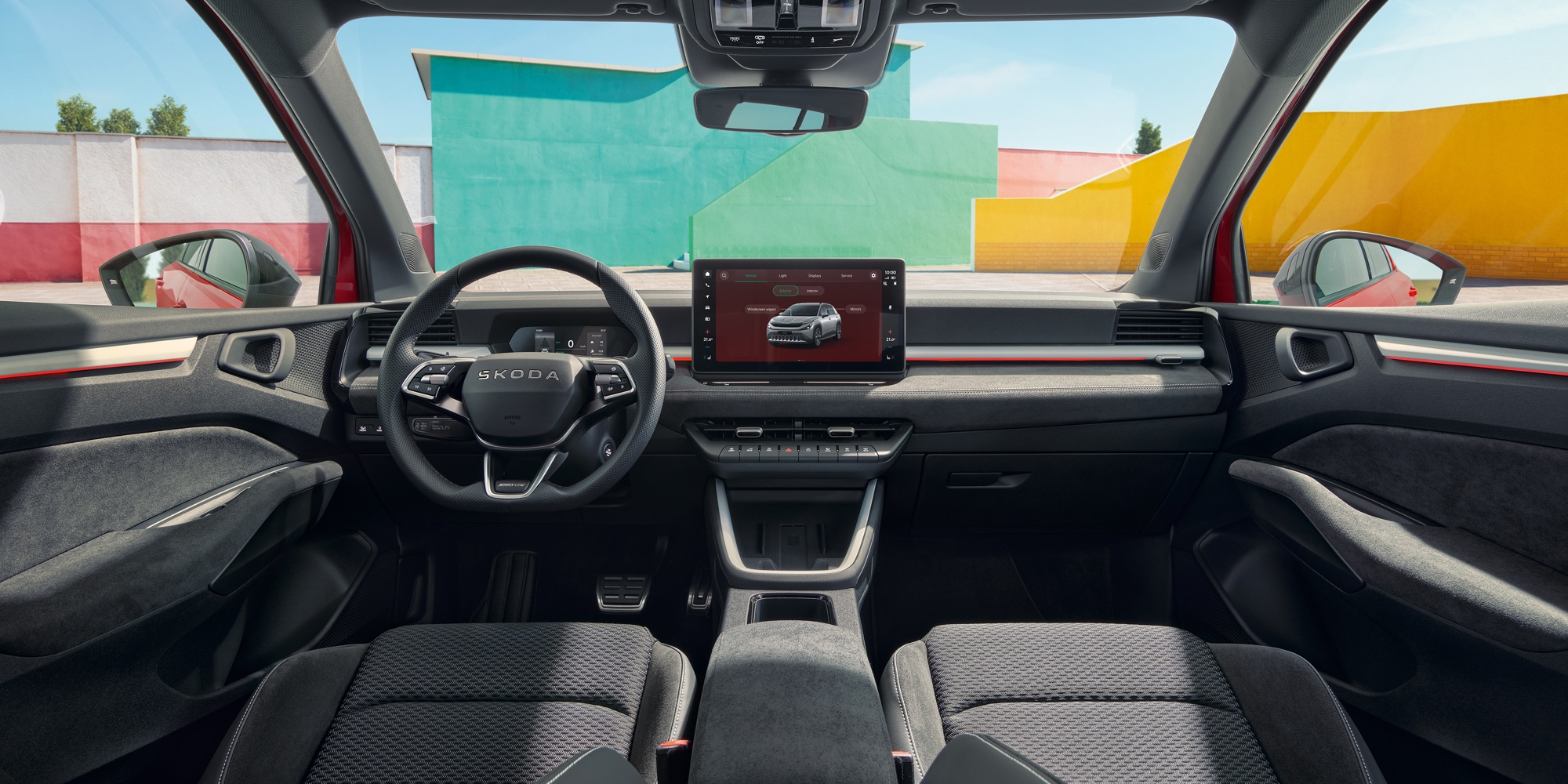 Inside the Epiq SportLine, with the 13 inch display and microsuede trim