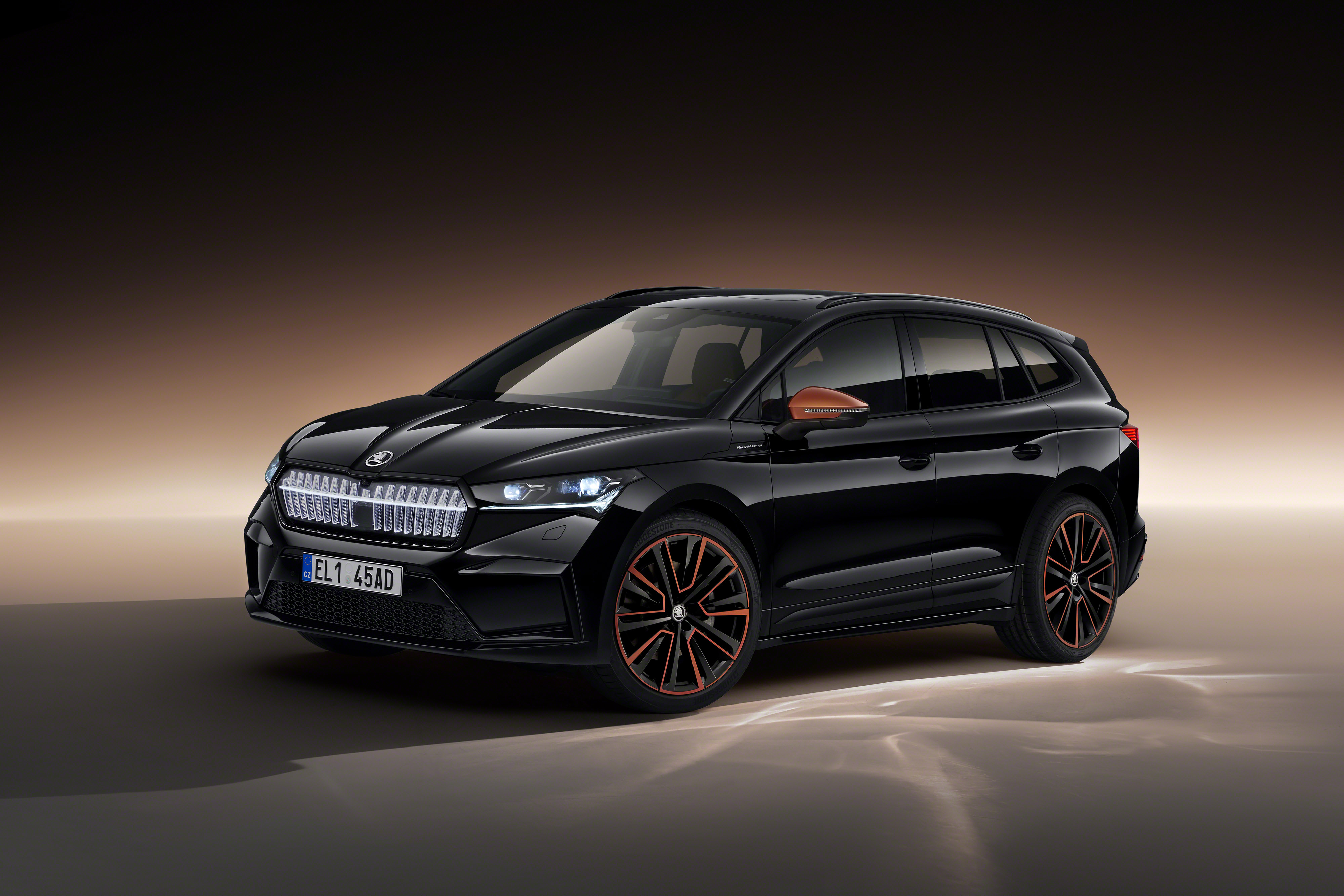 Black Skoda ENYAQ