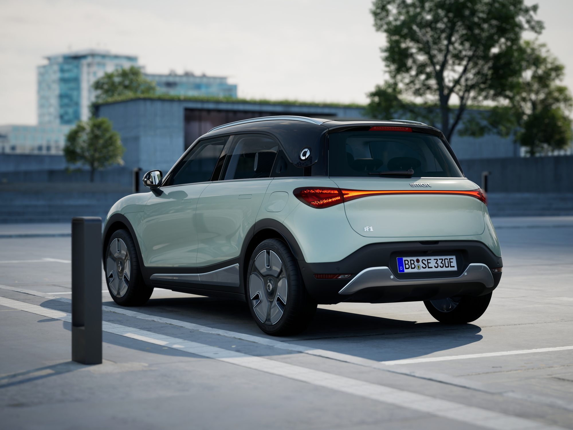 smart #1, rear three-quarter