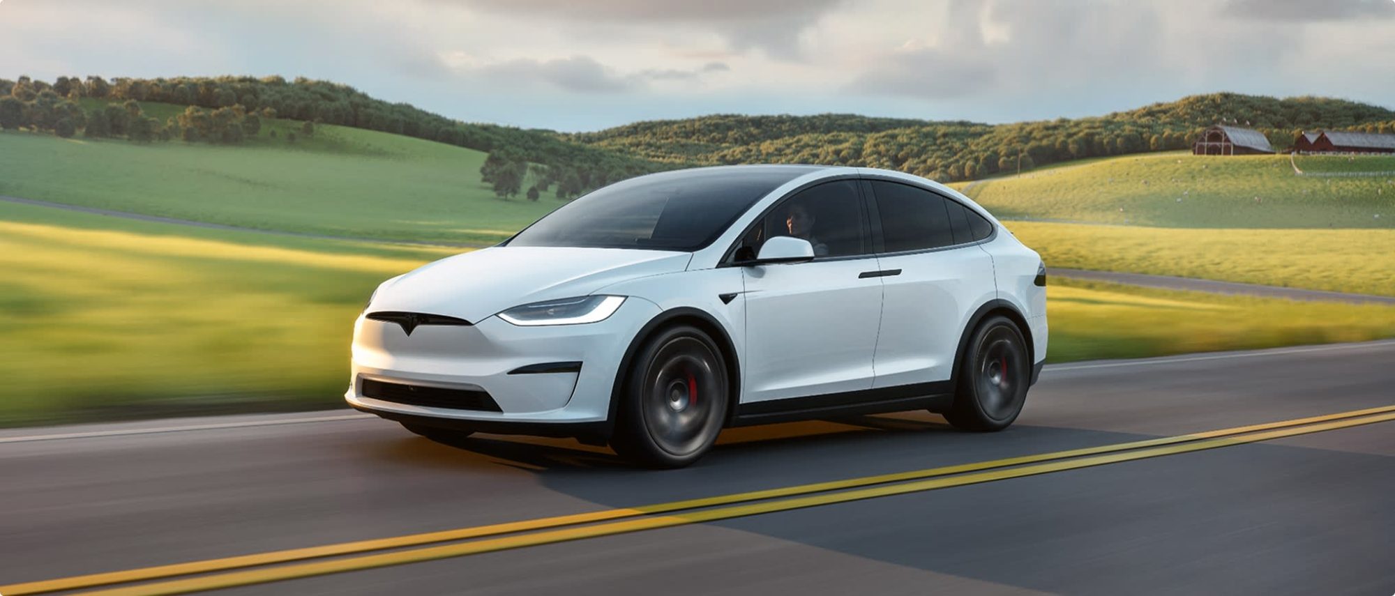 Model X on the road