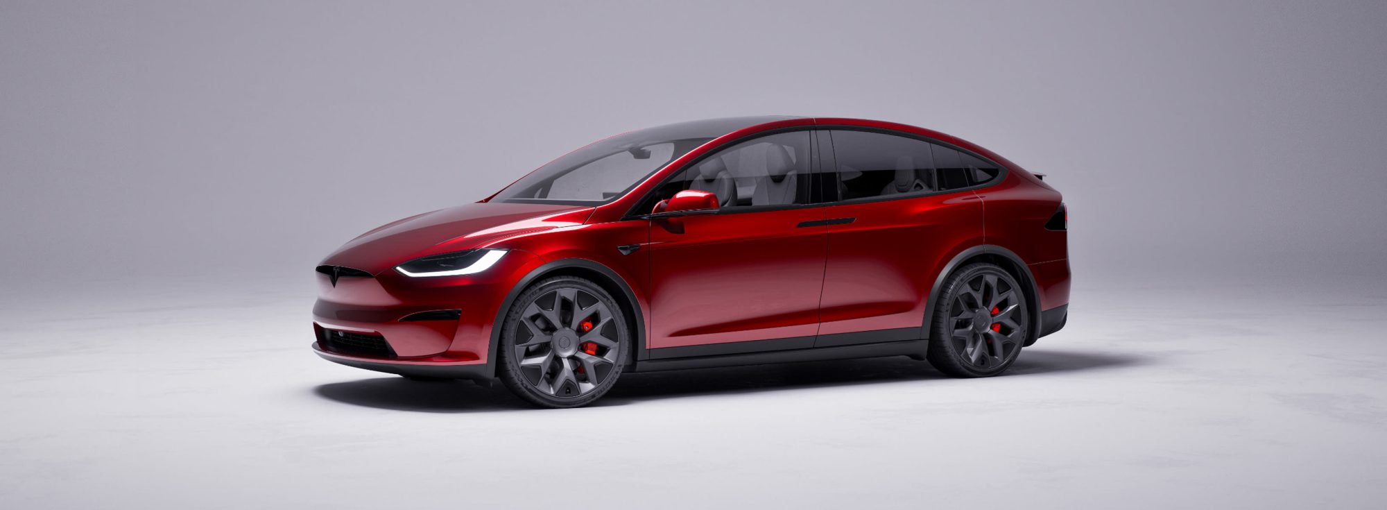 Model X in the studio