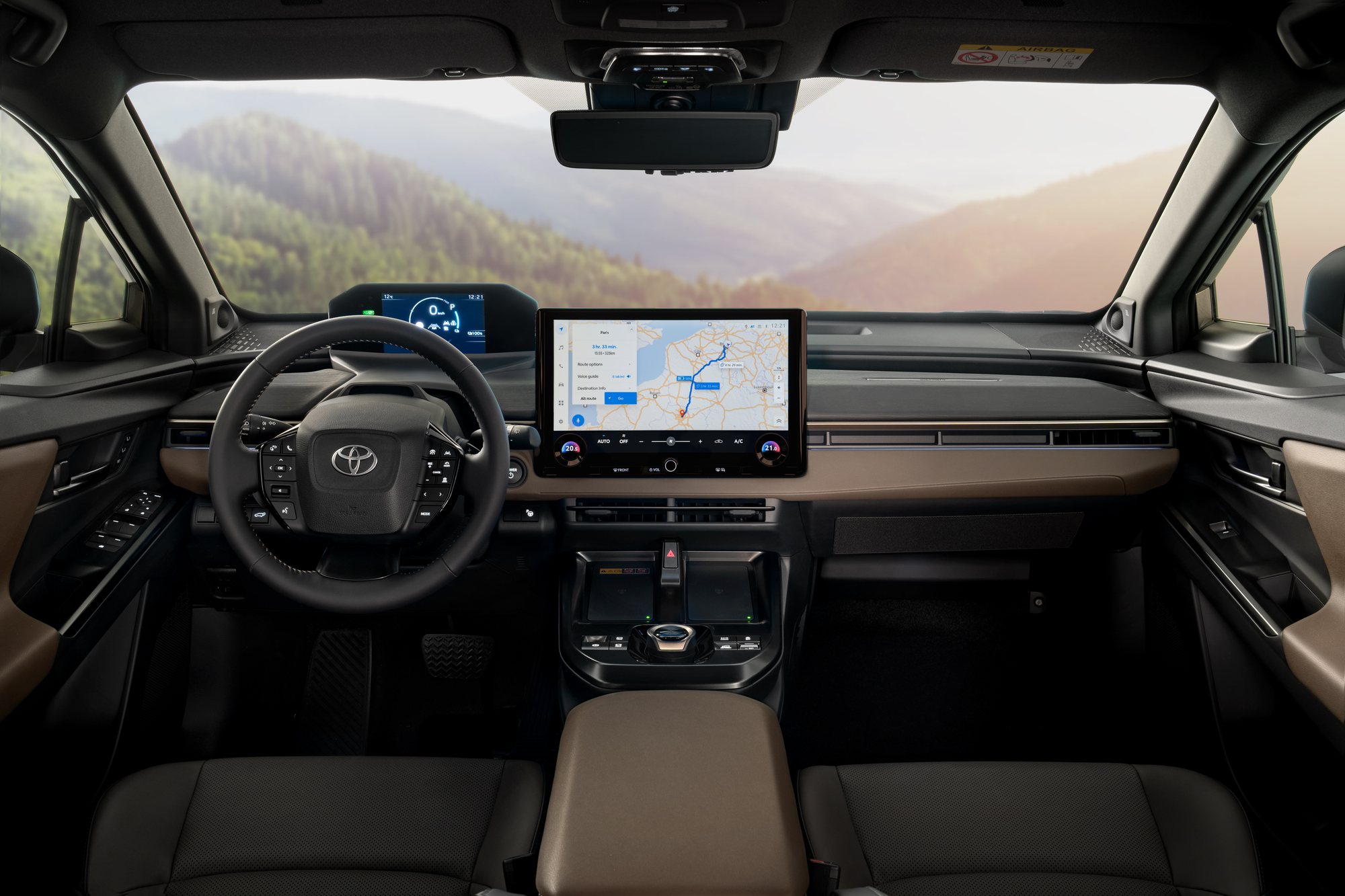 Inside the bZ4X Touring