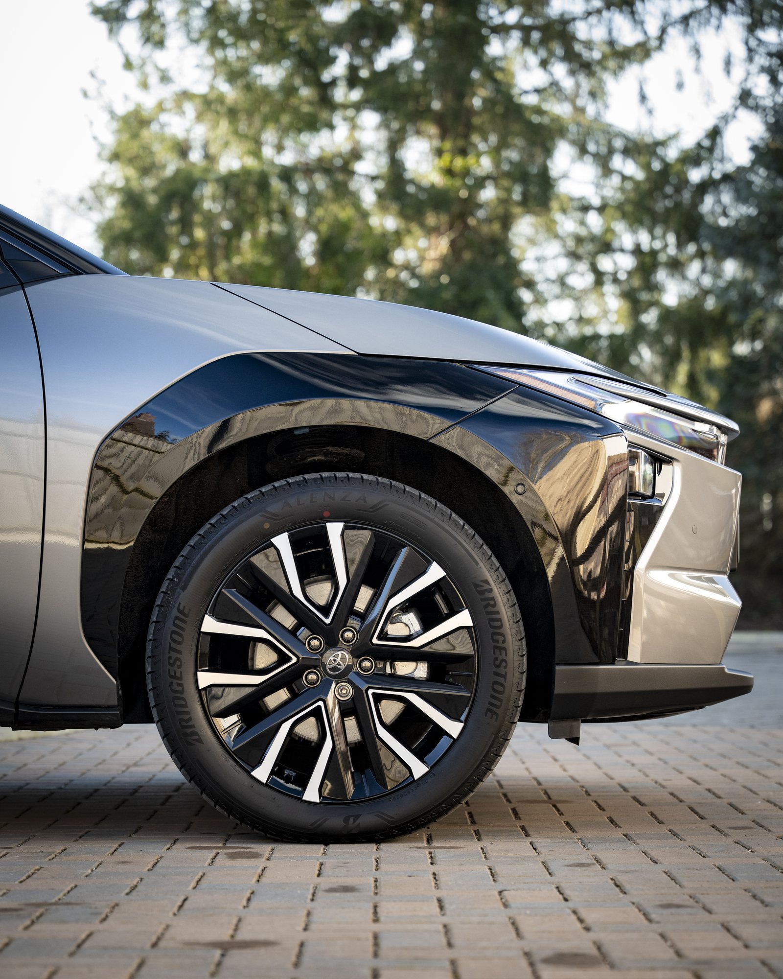 The bZ4X's wheel
