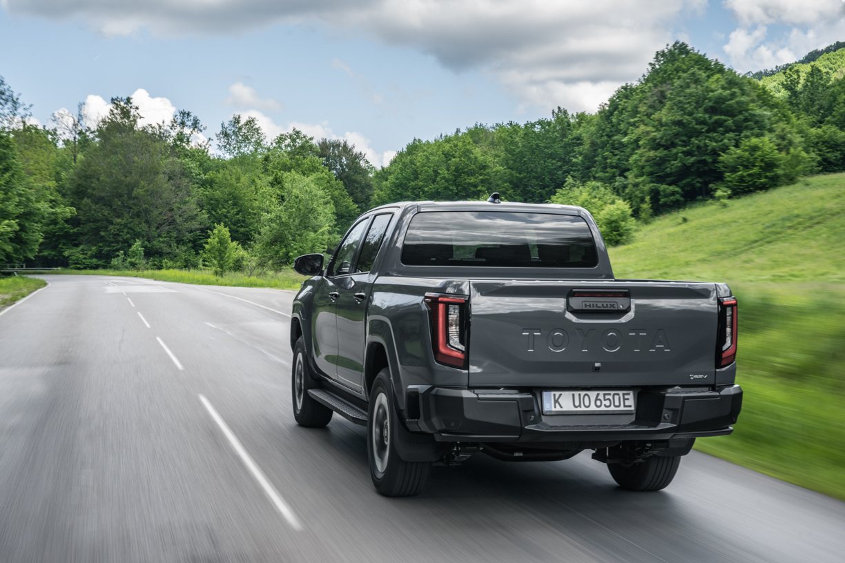 Hilux Electric, from behind