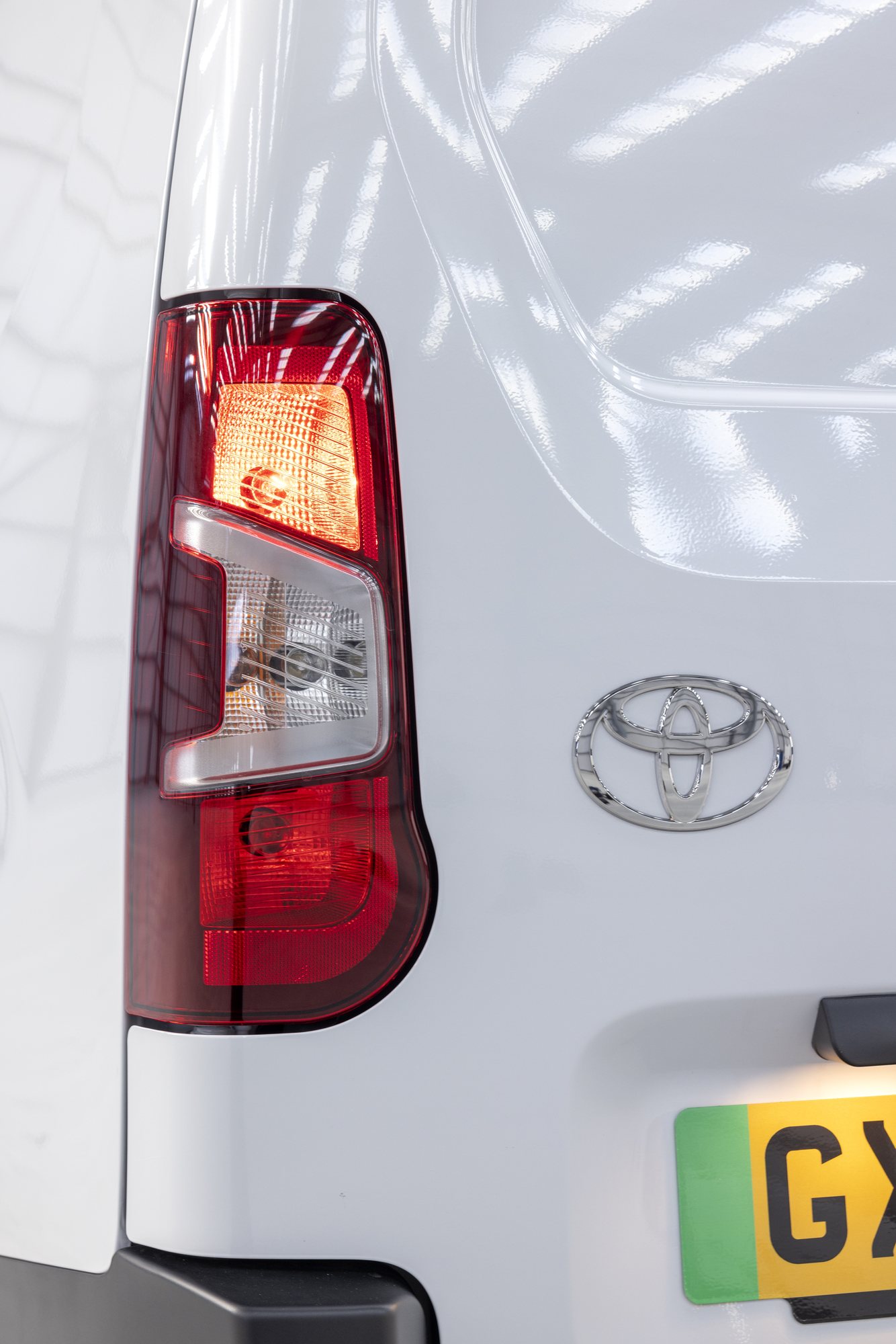 The Proace City's rear light