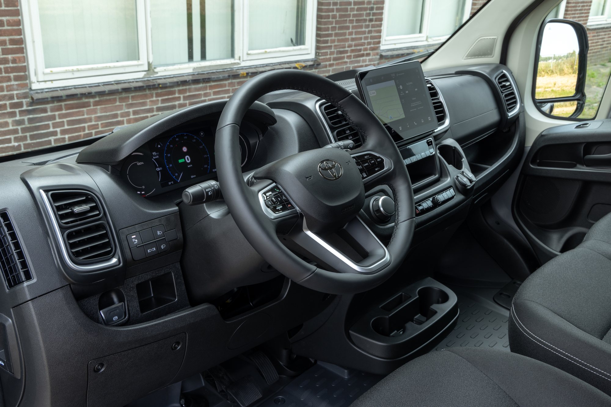 The Proace Max's cab