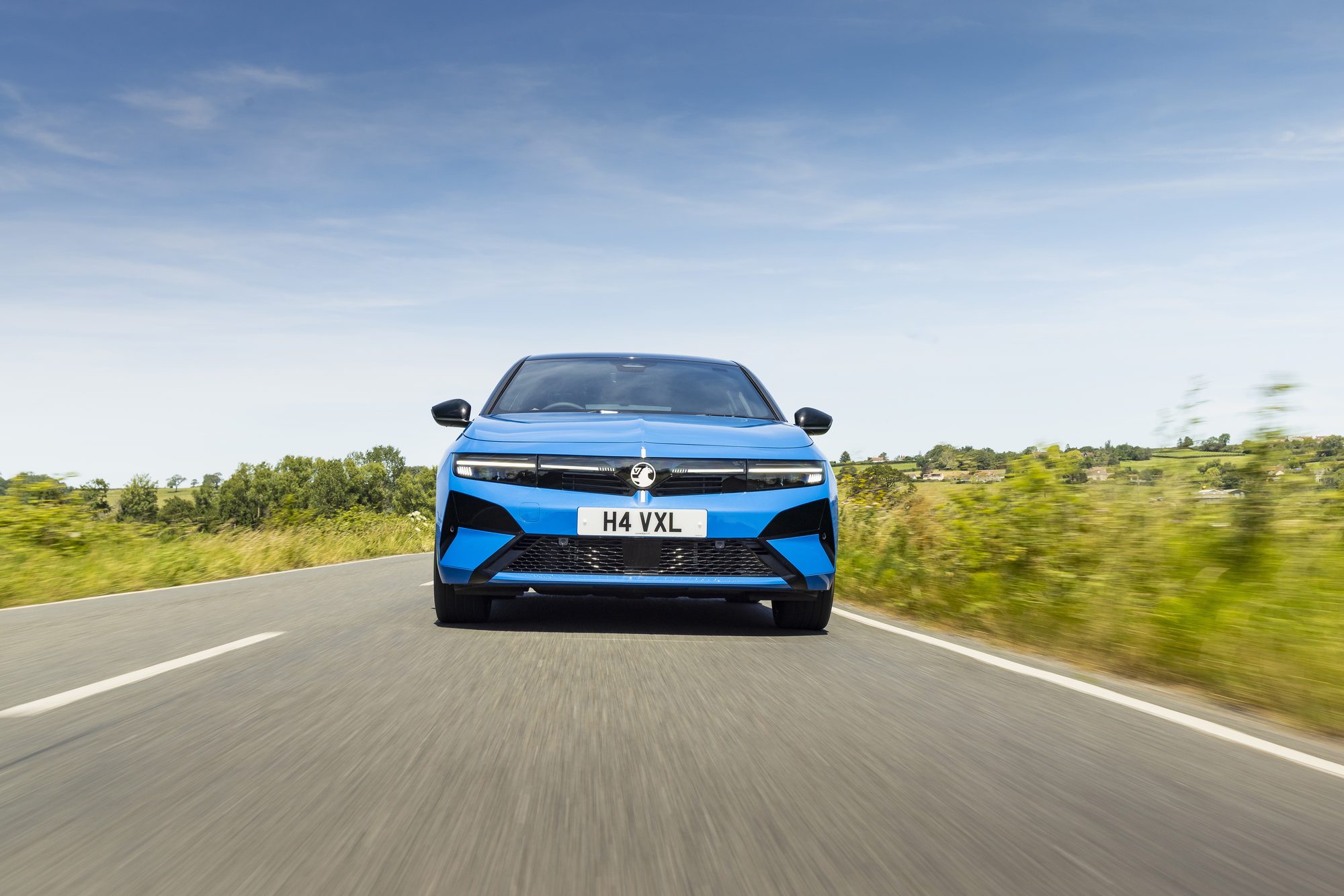 Astra Electric in Athletic Blue, head on