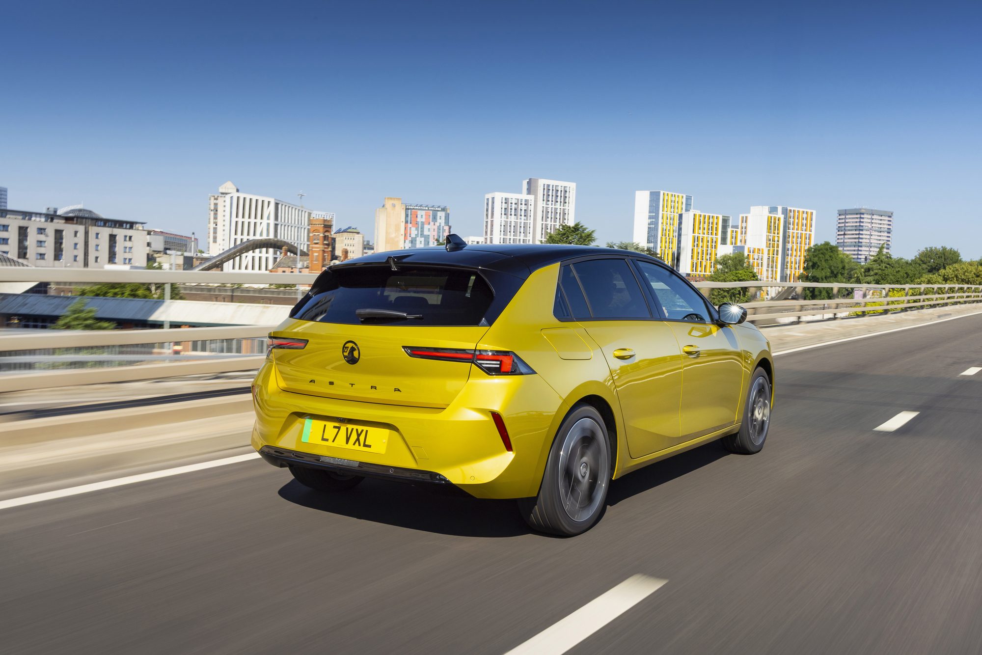 Astra Electric, rear three-quarter